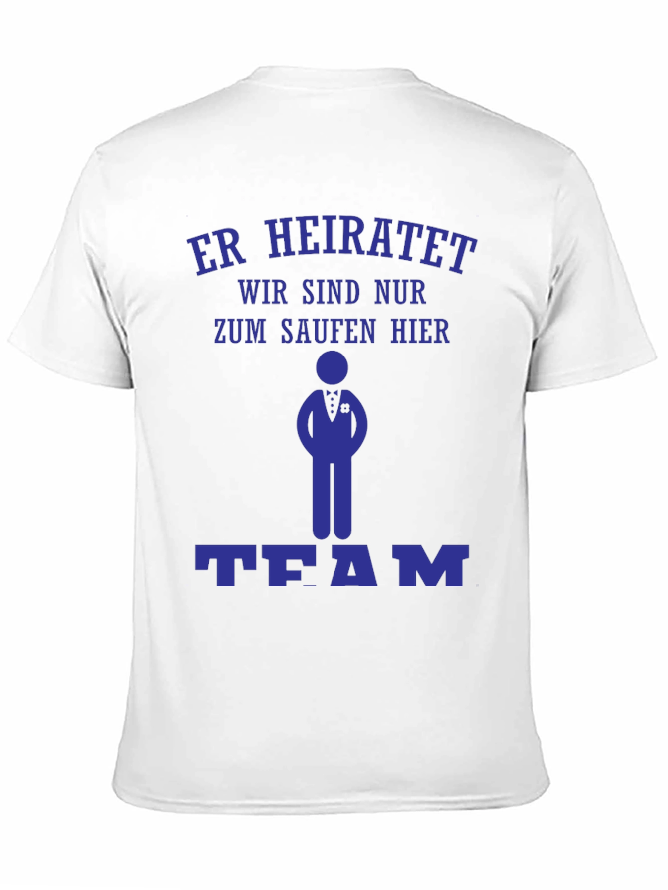 Humorous Er Heiratet Bachelor Party T-Shirt