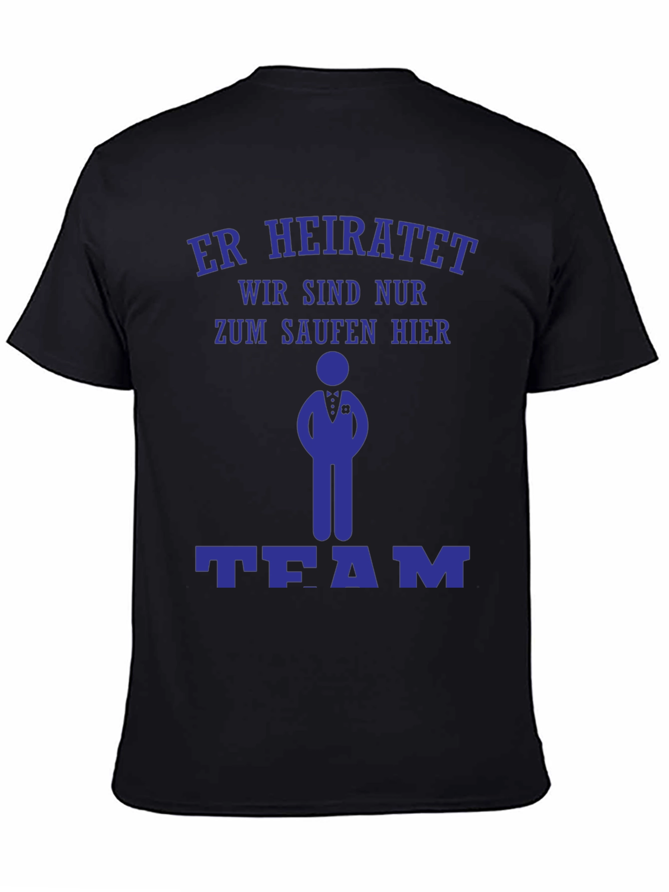 Humorous Er Heiratet Bachelor Party T-Shirt