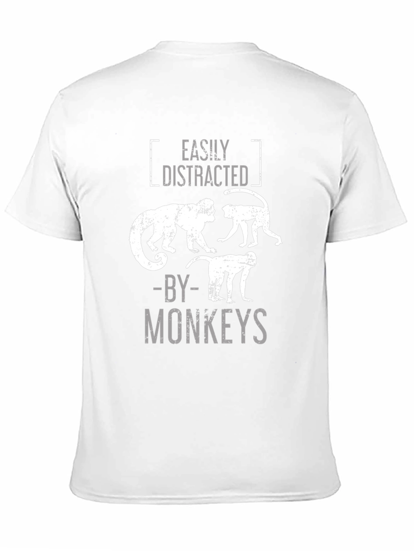Easily Distracted By Monkeys Graphic T-Shirt