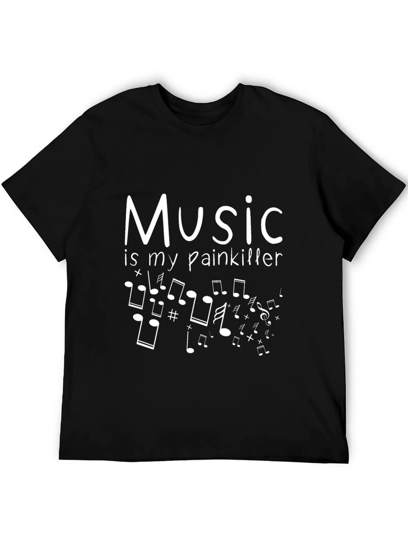 Music is My Painkiller T-Shirt | Stylish Graphic Tee