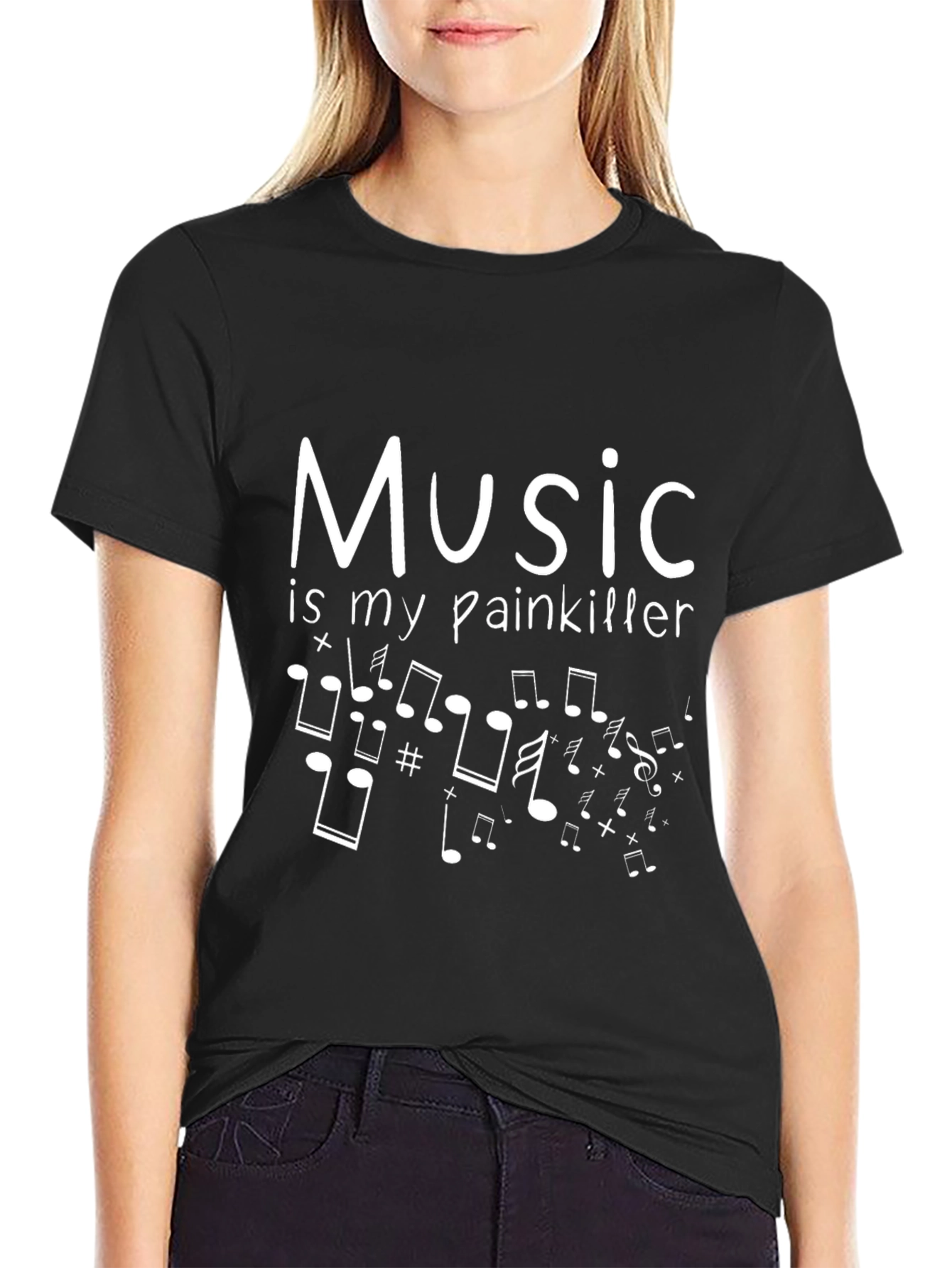 Music is My Painkiller T-Shirt | Stylish Graphic Tee