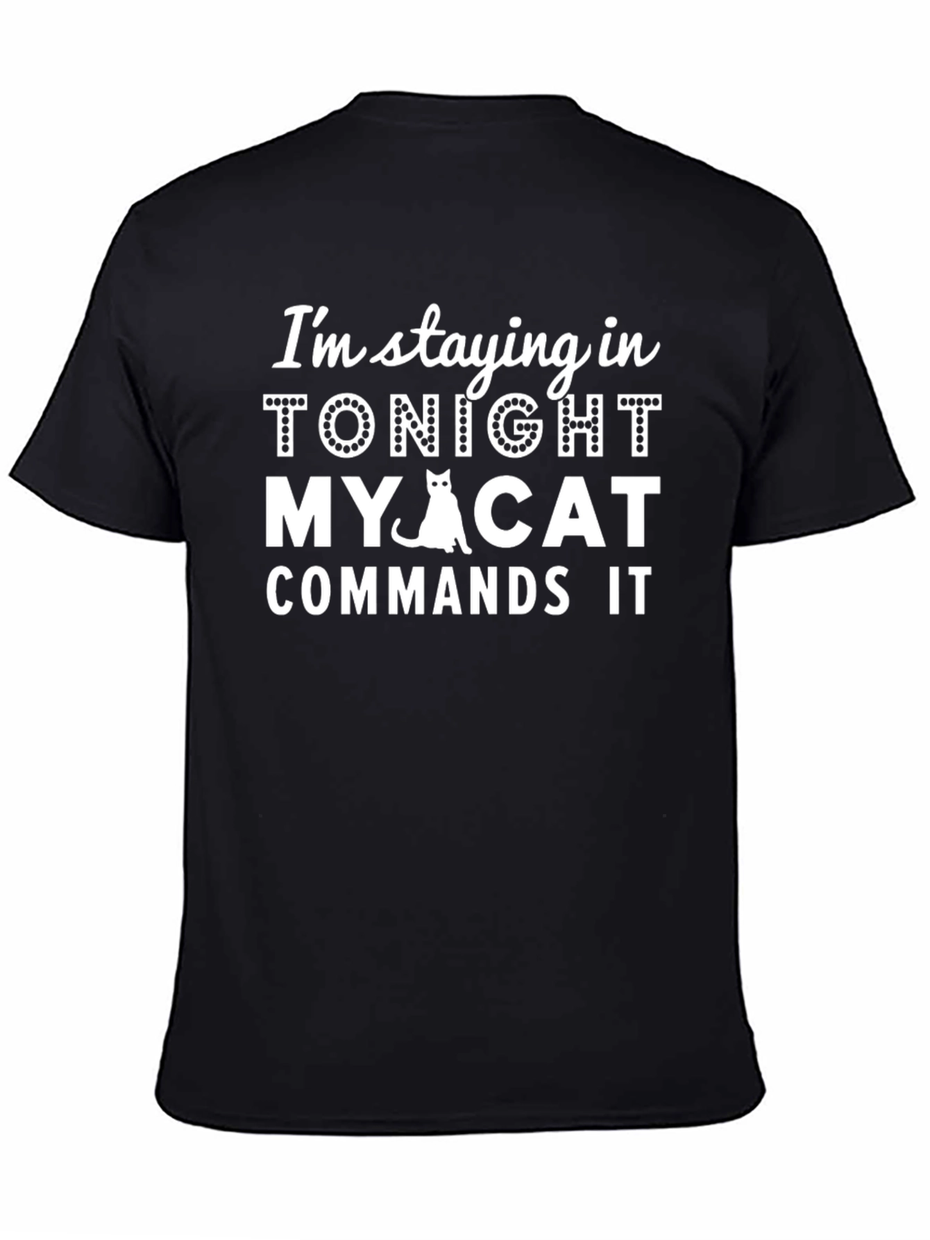 Stay In Tonight Cat Graphic Tee