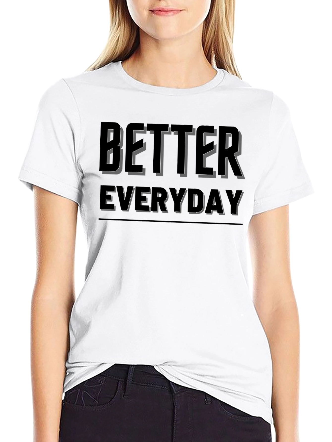 Better Everyday Graphic T-Shirt - Black