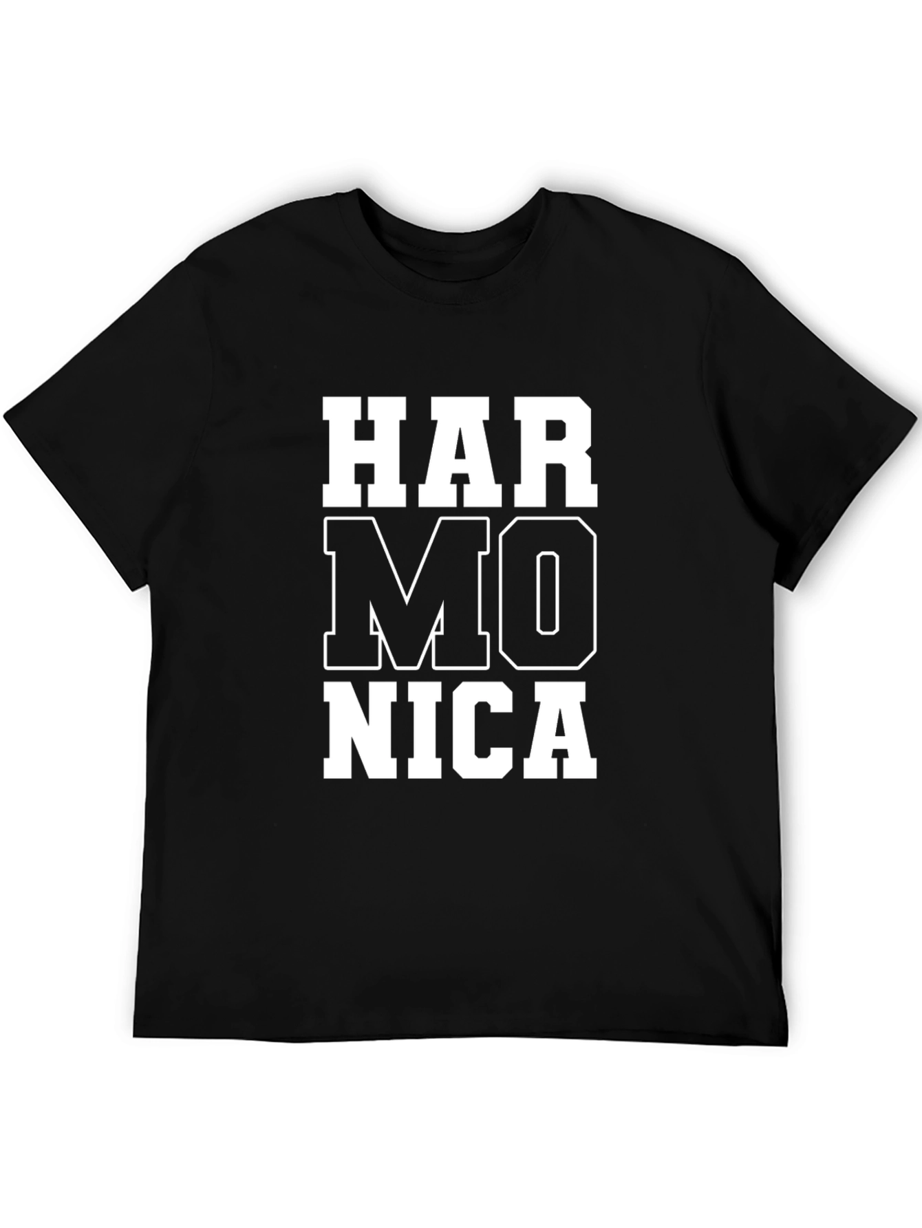 Harmonica Graphic Tee - Music Lover T-Shirt