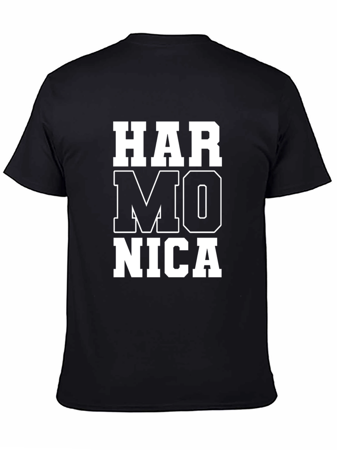 Harmonica Graphic Tee - Music Lover T-Shirt