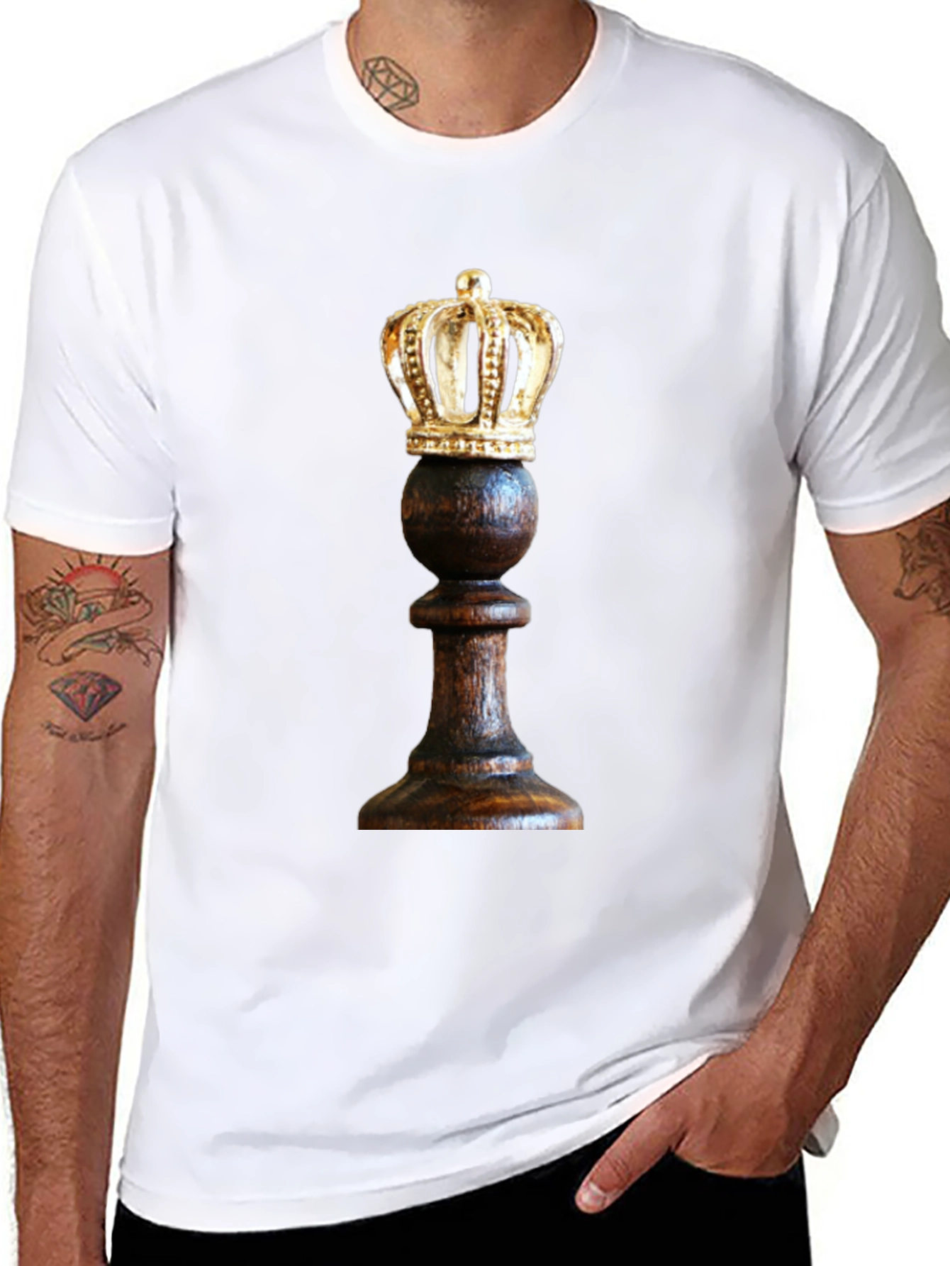 Chess King Graphic Tee - Royal Game Fashion