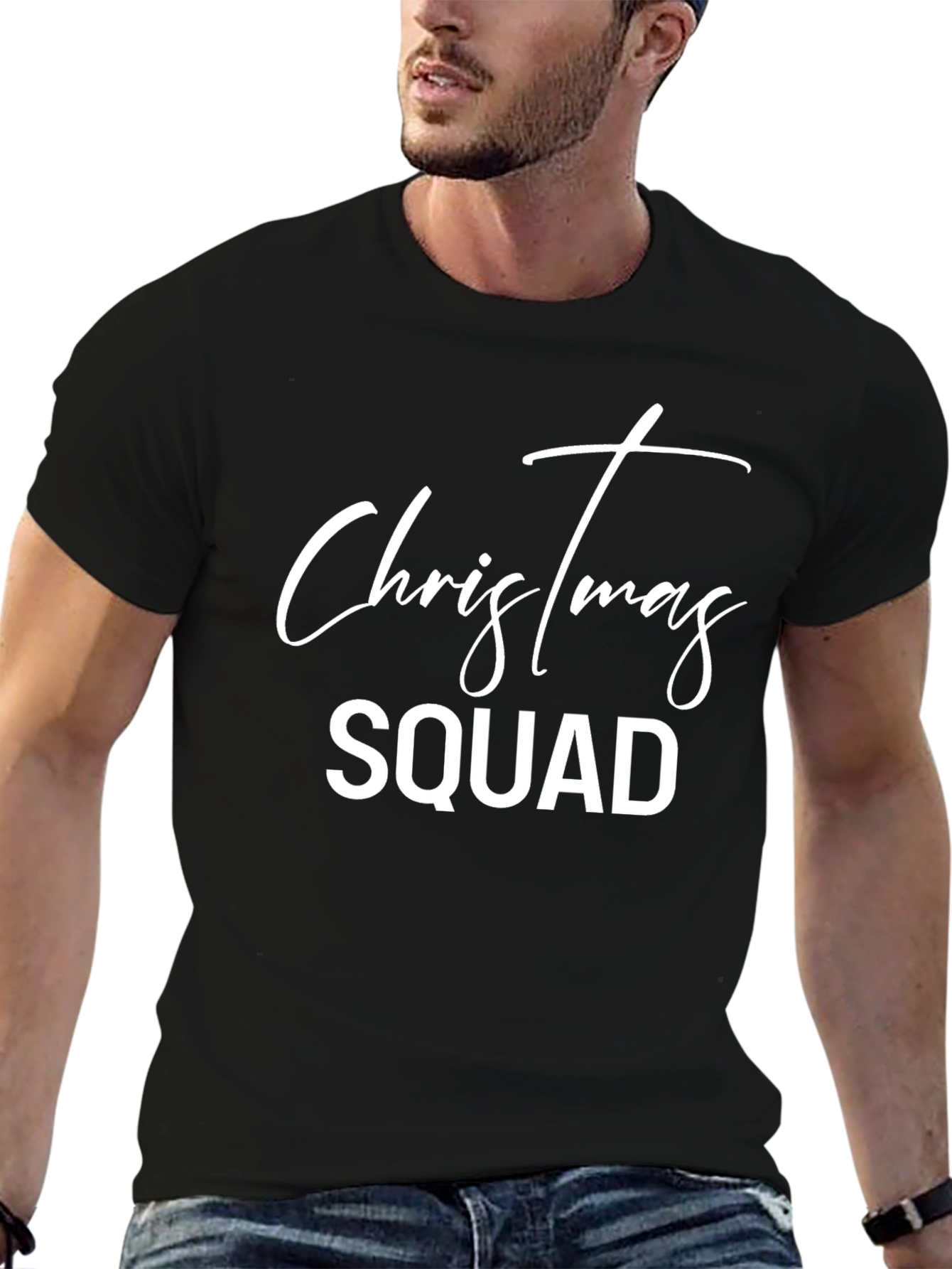 Christmas Squad Black T-Shirt