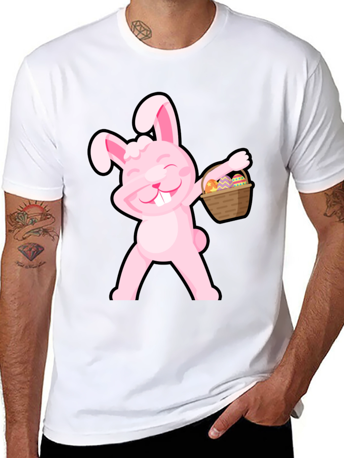 Easter Bunny Dabbing T-Shirt
