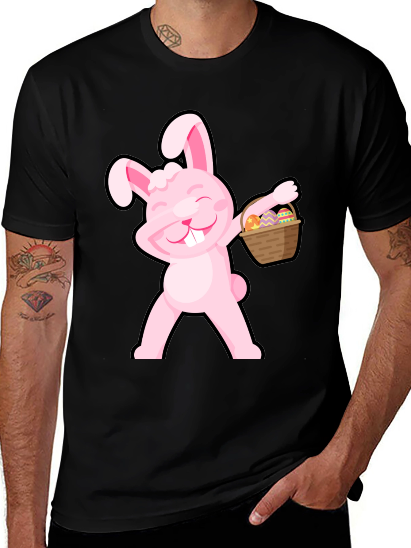 Easter Bunny Dabbing T-Shirt