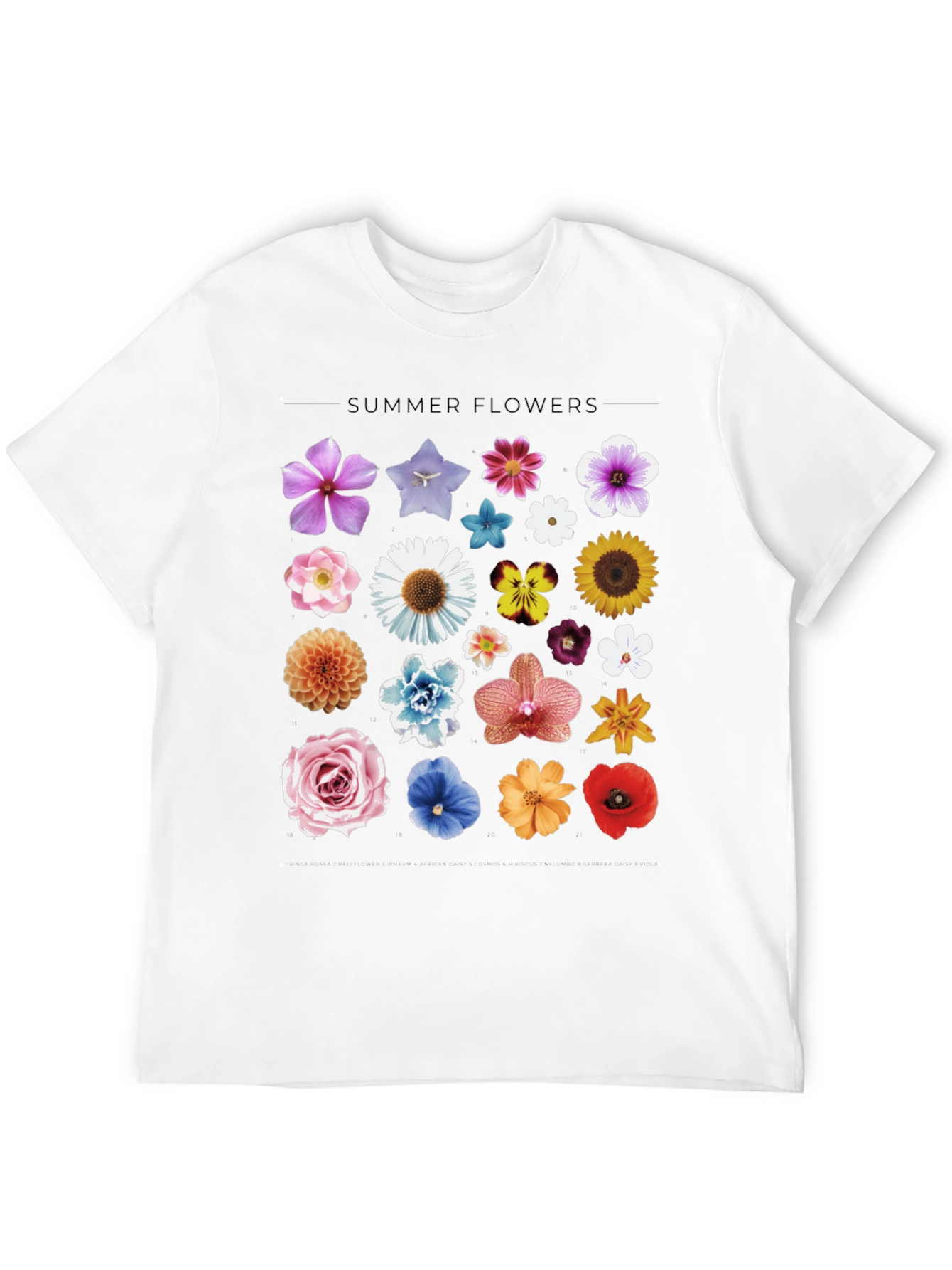 Summer Flowers Graphic Tee
