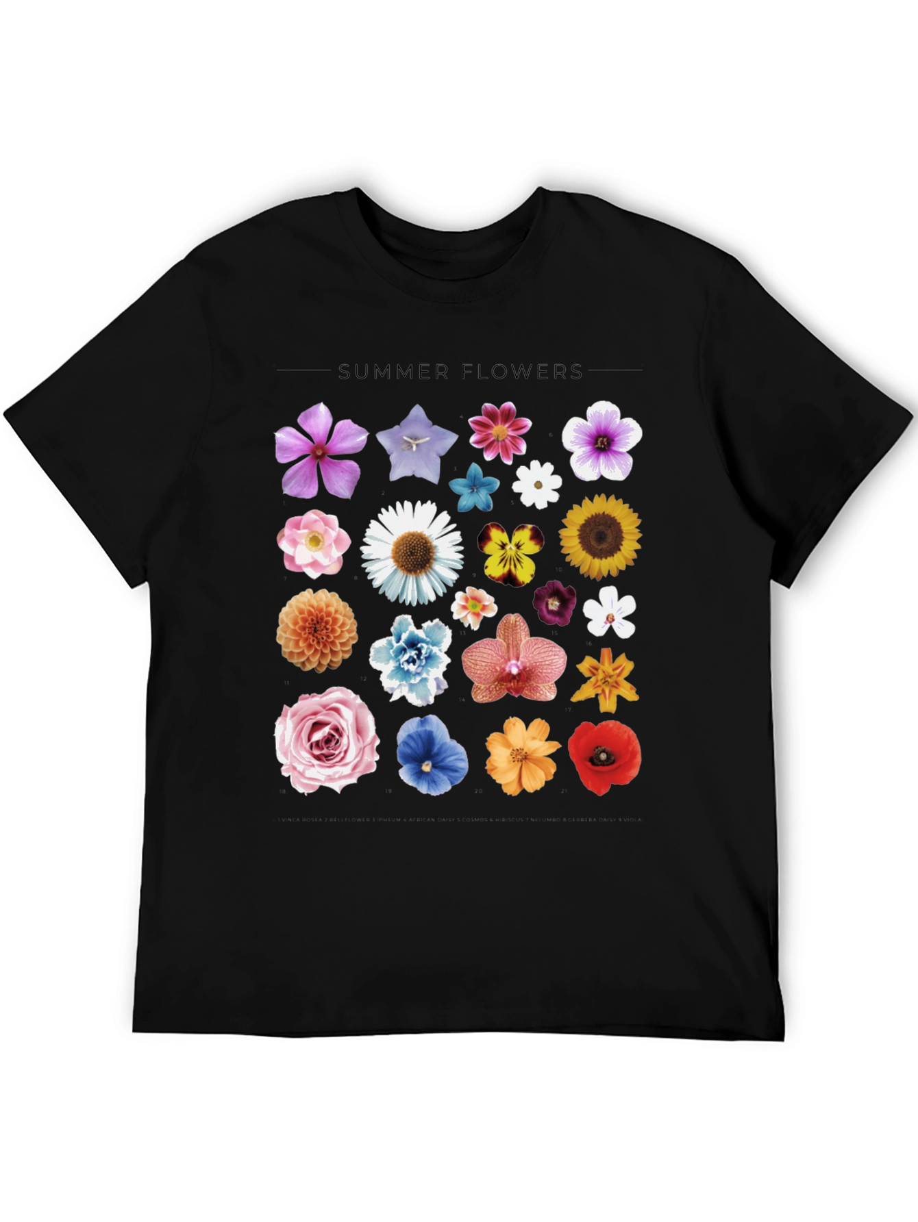 Summer Flowers Graphic Tee