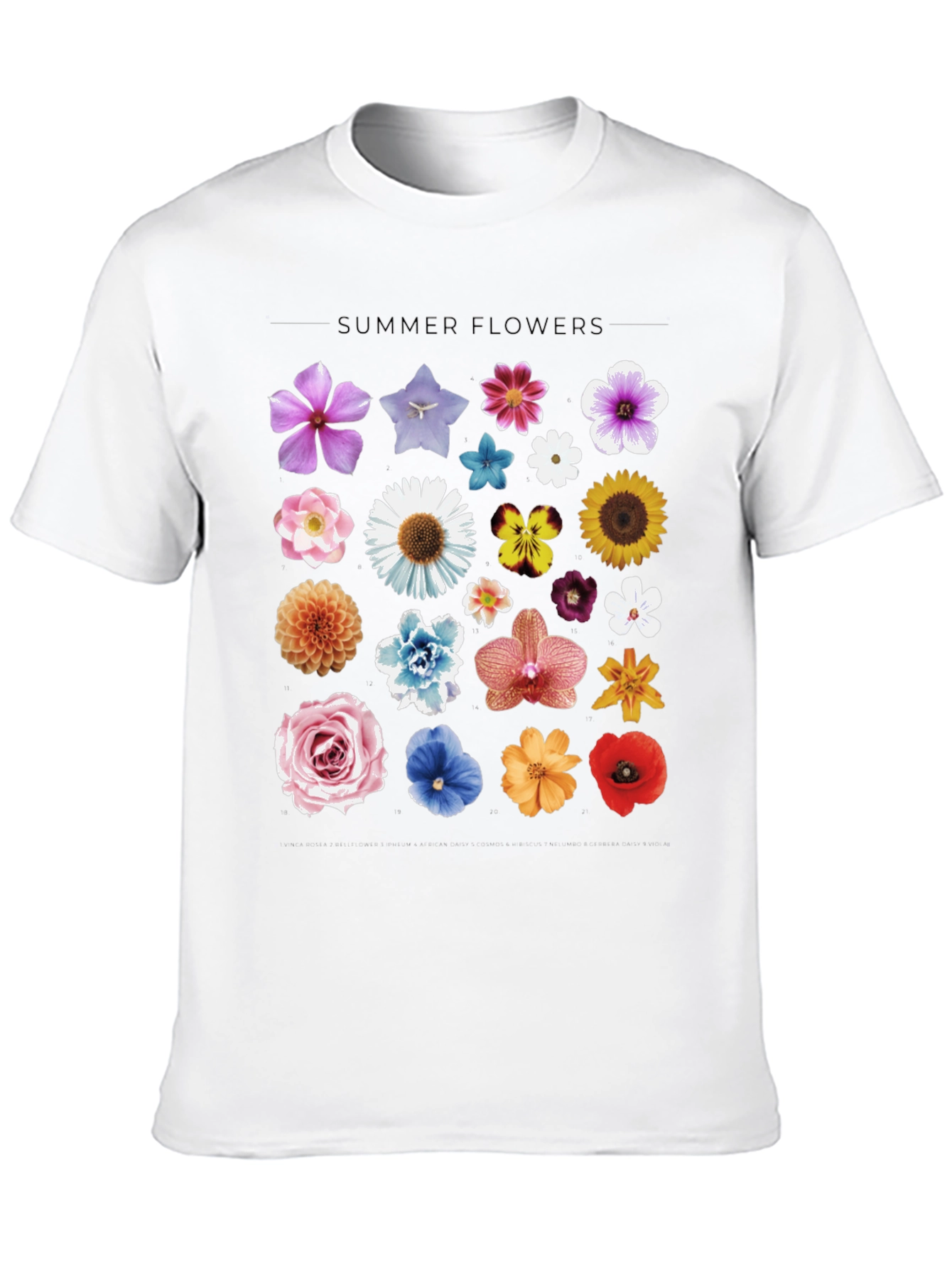 Summer Flowers Graphic Tee