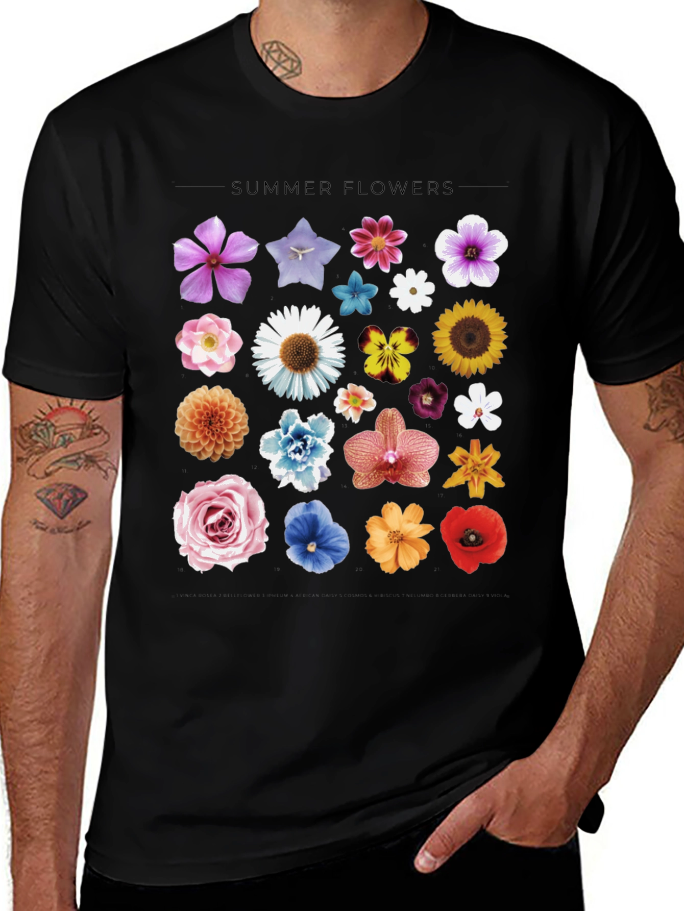 Summer Flowers Graphic Tee