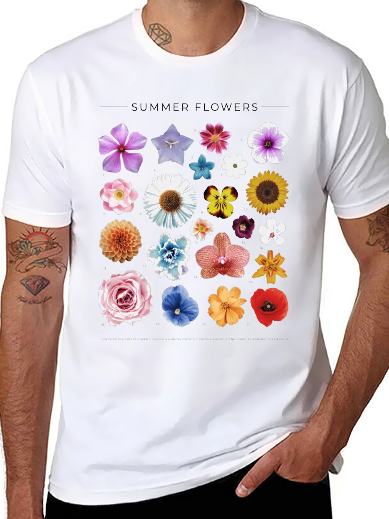 Summer Flowers Graphic Tee