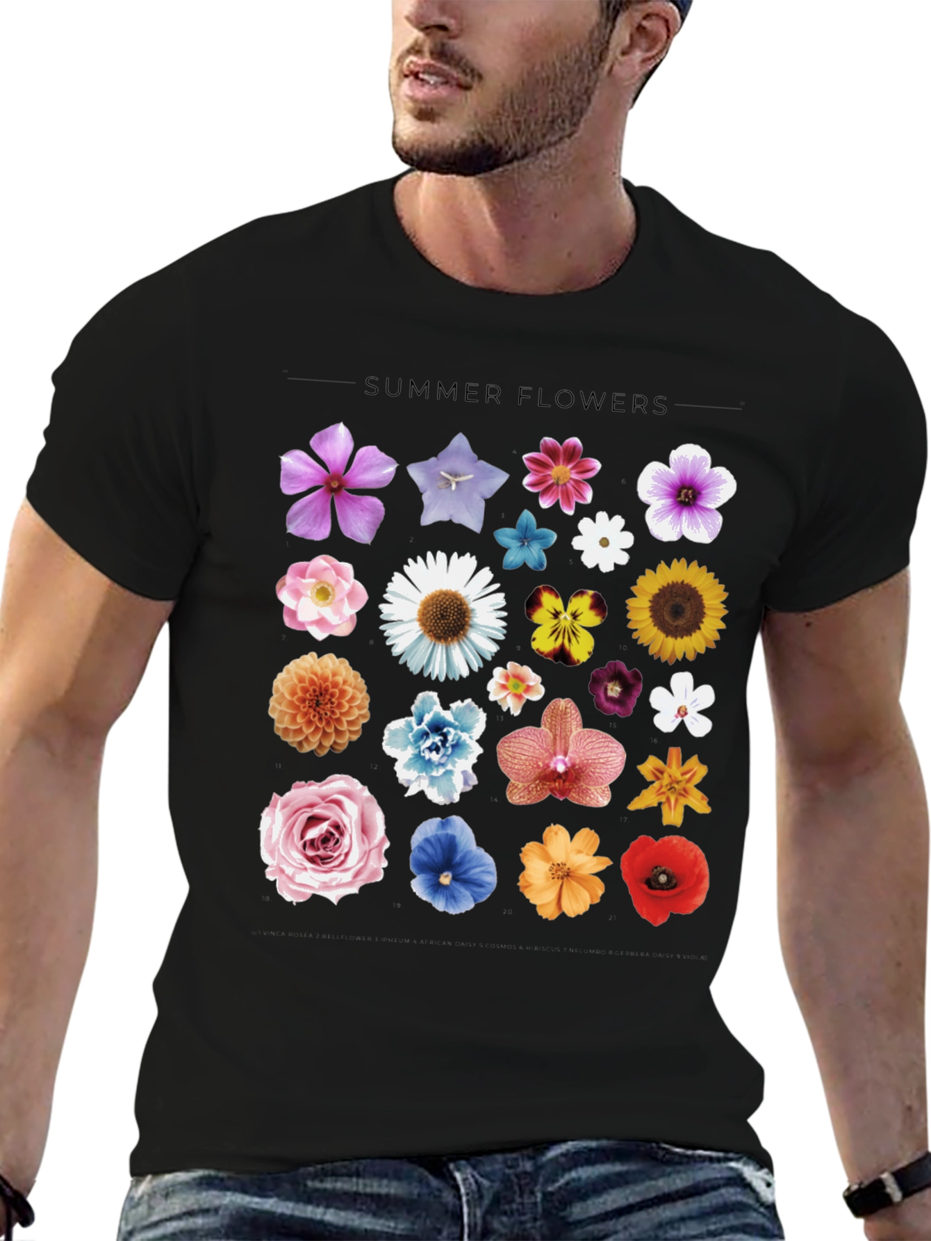 Summer Flowers Graphic Tee