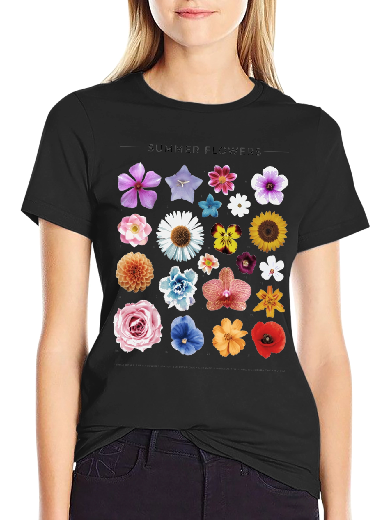 Summer Flowers Graphic Tee