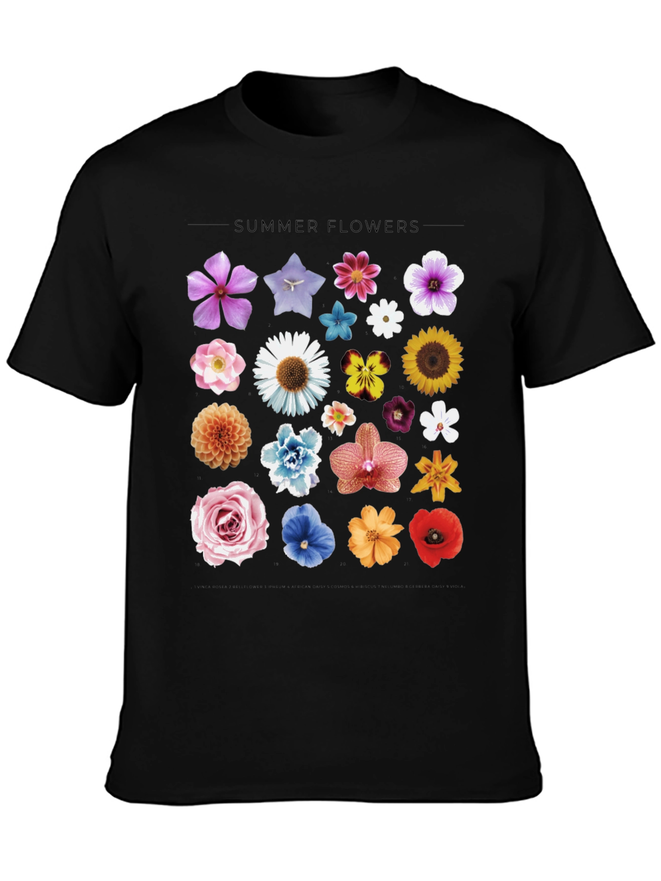 Summer Flowers Graphic Tee