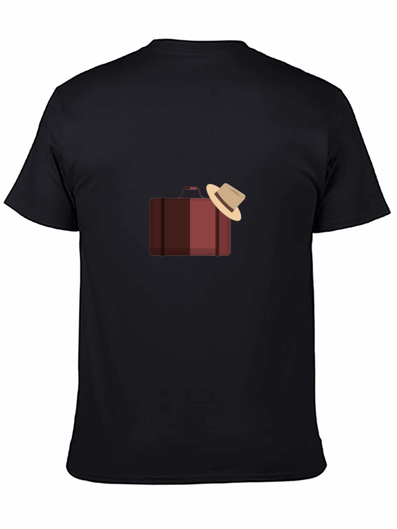Suitcase and Hat Graphic T-Shirt