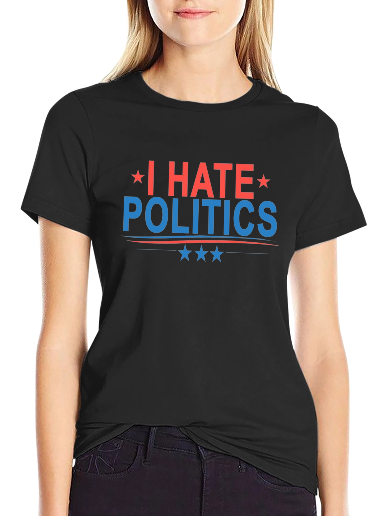I Hate Politics T-Shirt - Patriotic Graphic Tee