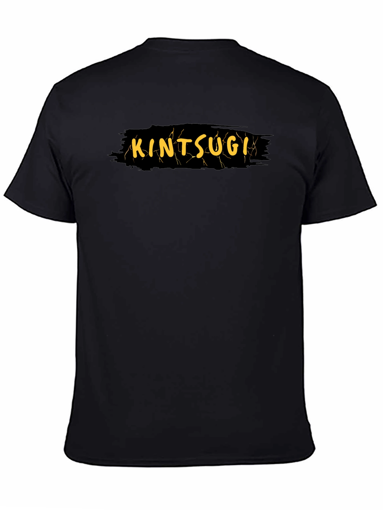 Kintsugi Graphic Tee - Black Crew Neck