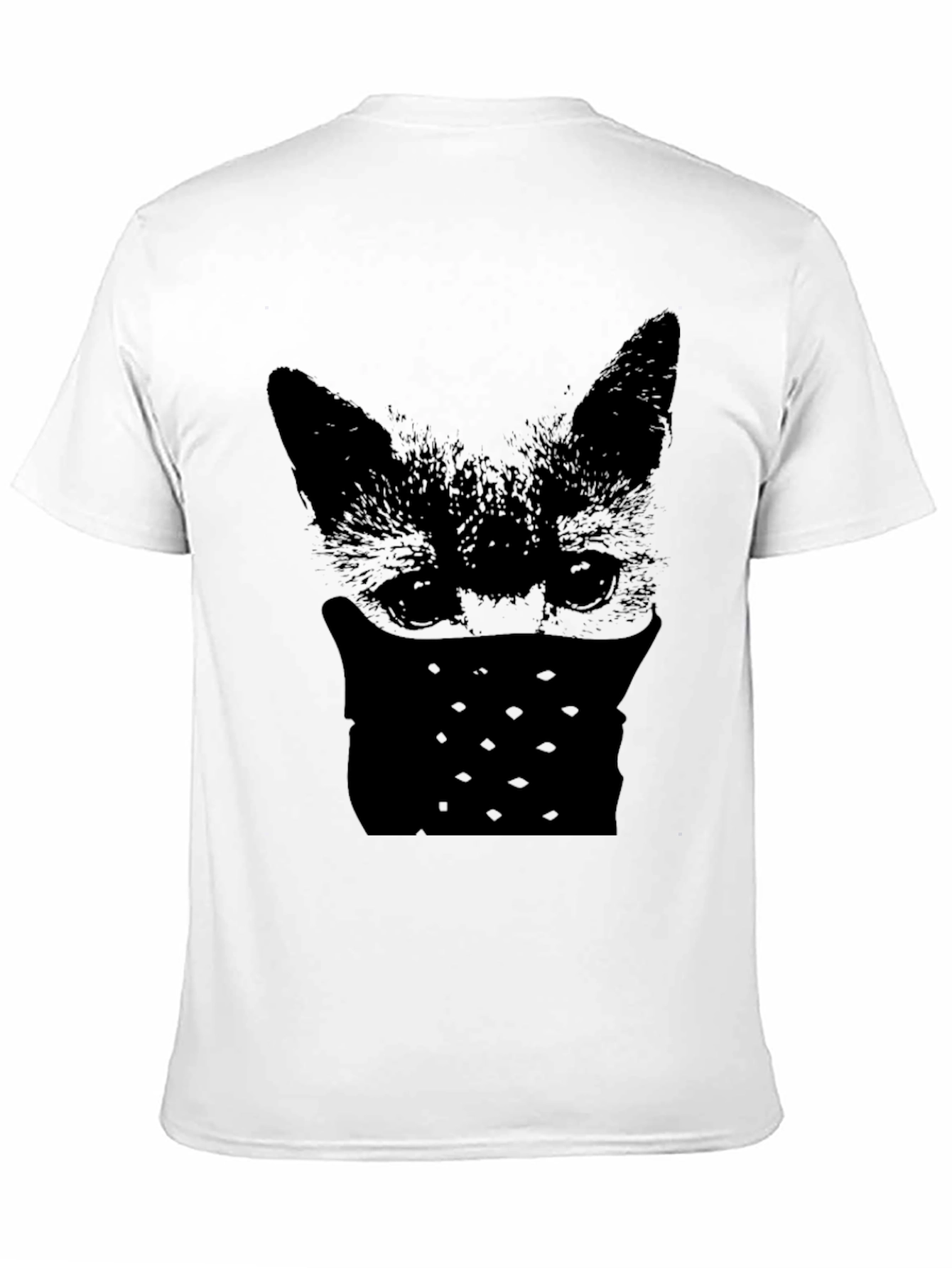 Bandit Fox Graphic Tee - Mens Black T-Shirt