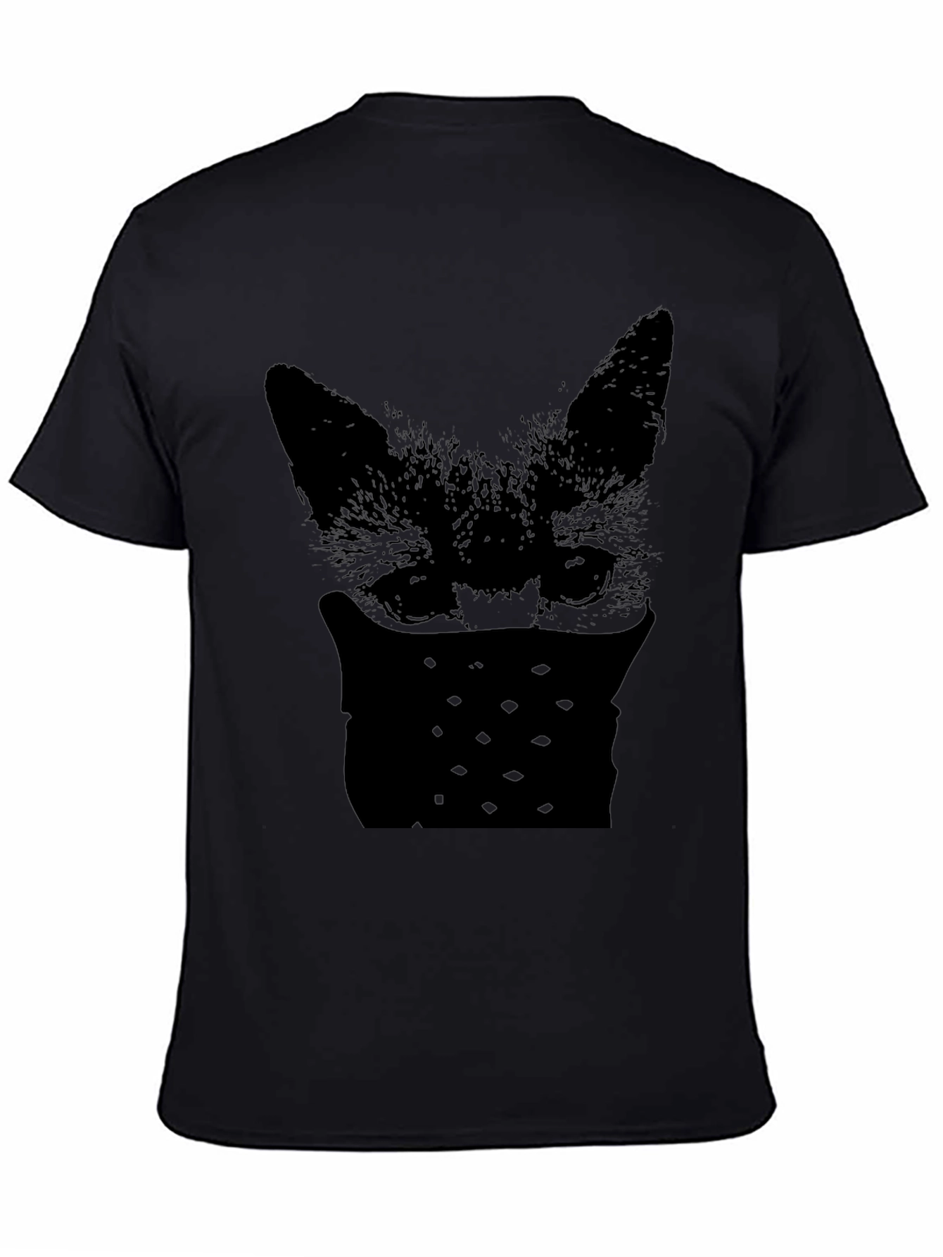 Bandit Fox Graphic Tee - Mens Black T-Shirt
