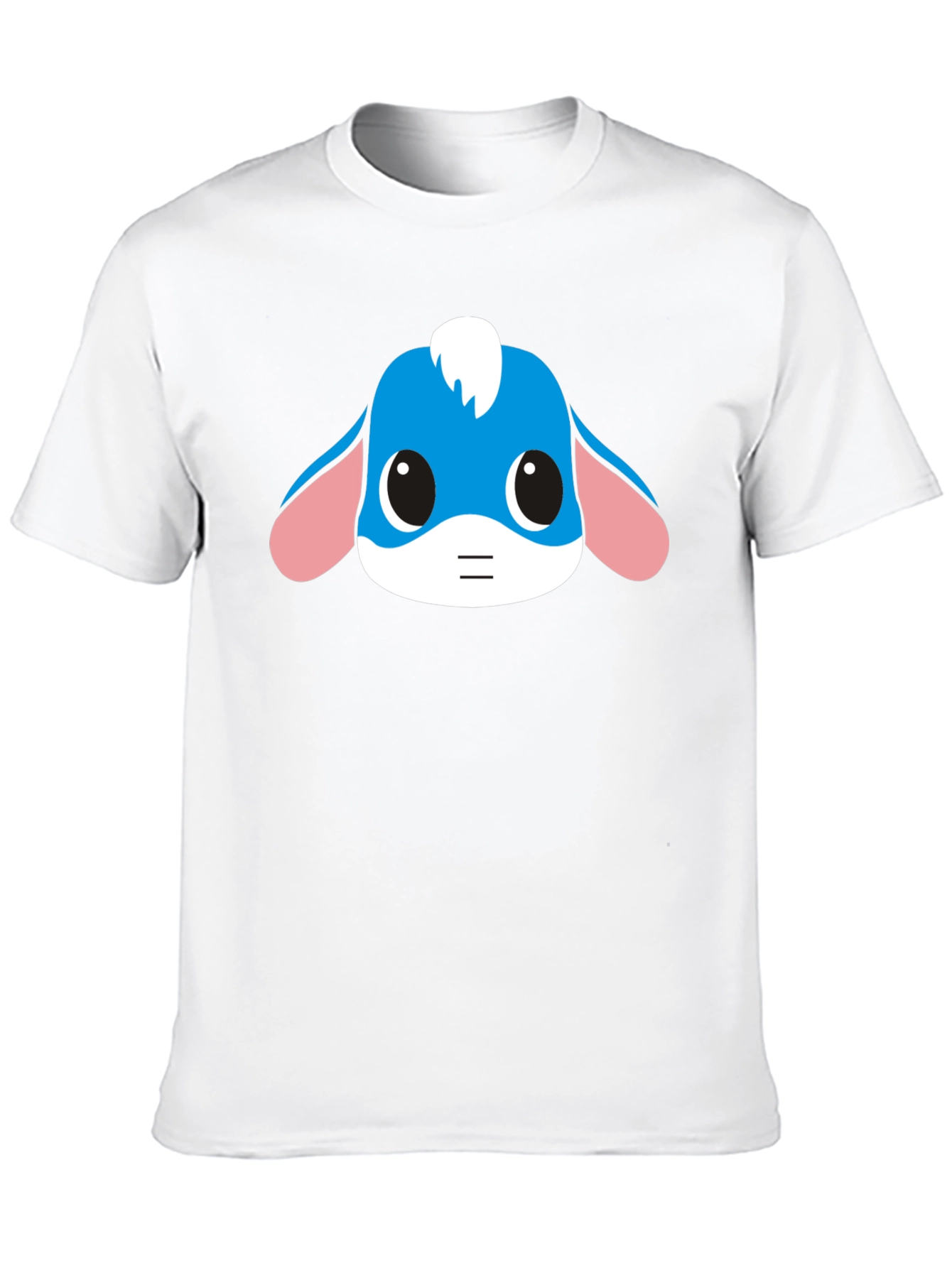 Cartoon Eeyore Graphic Black T-Shirt