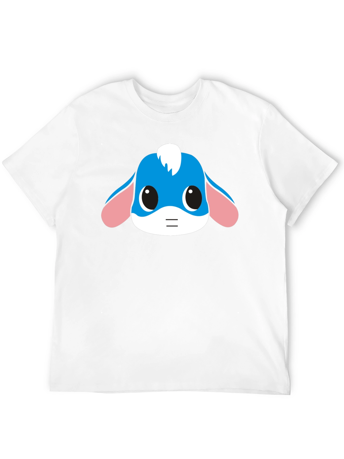 Cartoon Eeyore Graphic Black T-Shirt