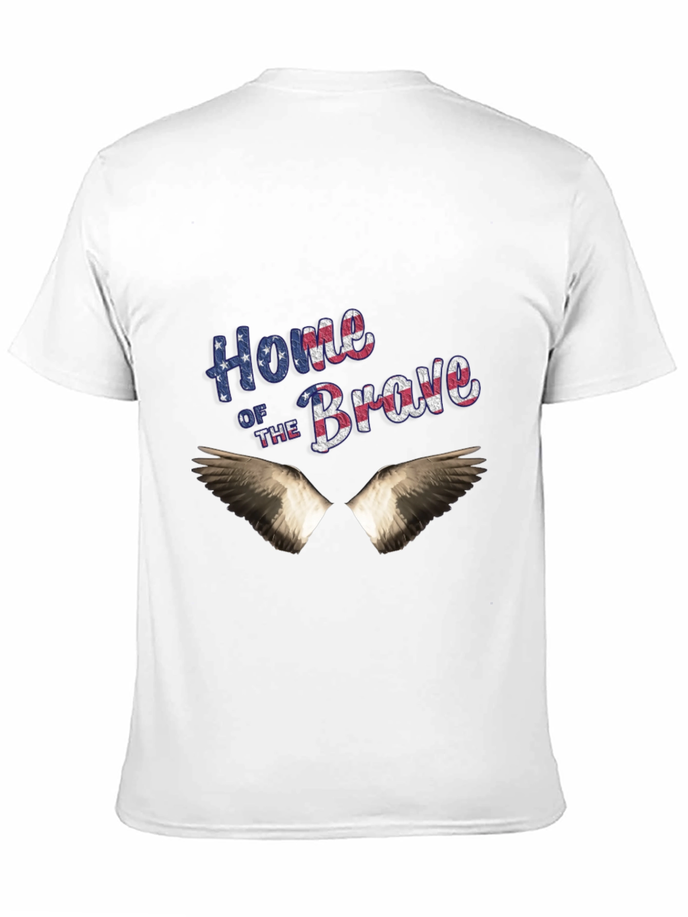 Home of the Brave Patriotic Graphic Tee
