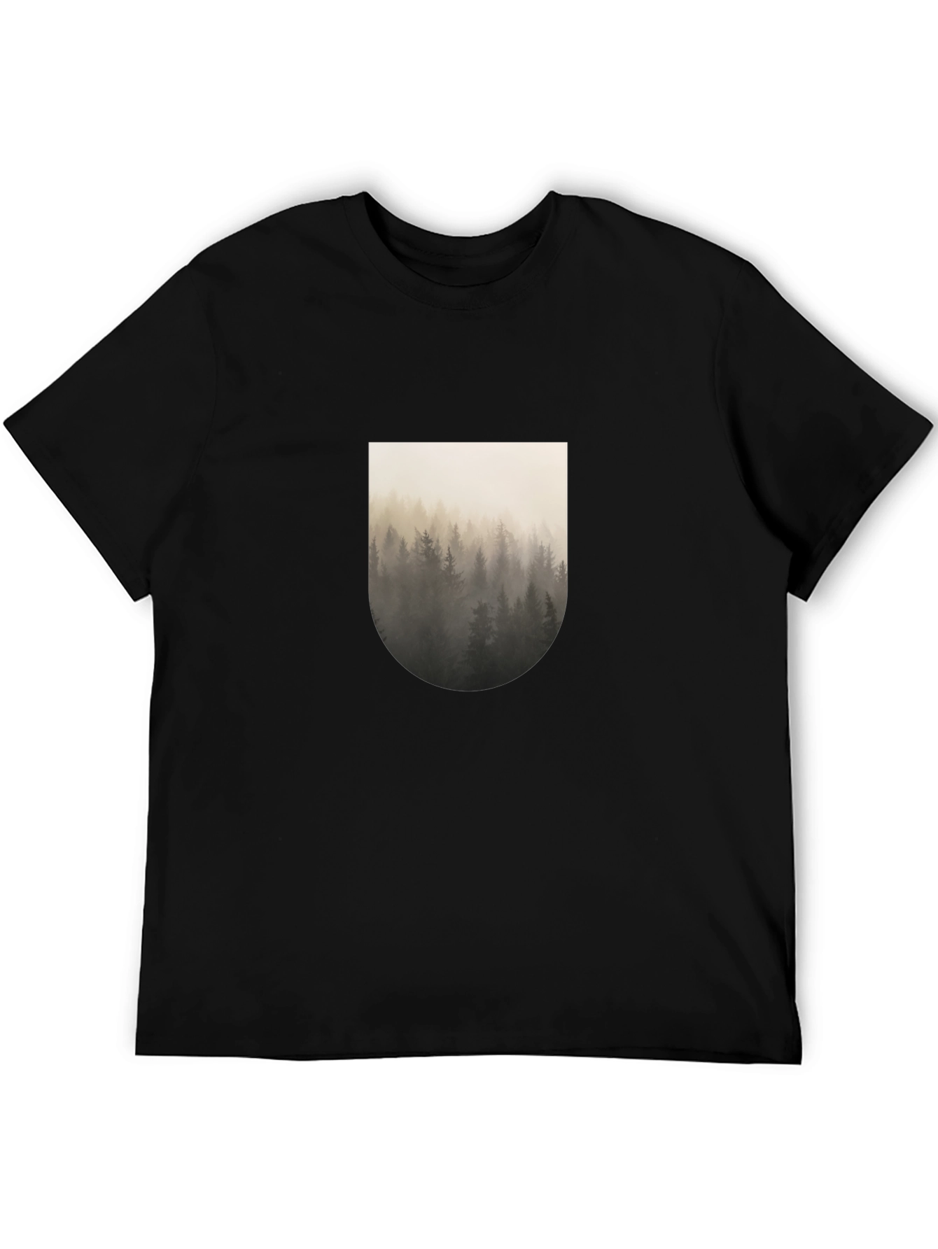Forest Graphic Black T-Shirt