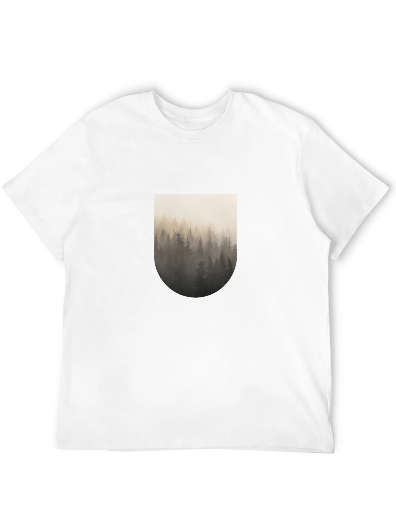 Forest Graphic Black T-Shirt