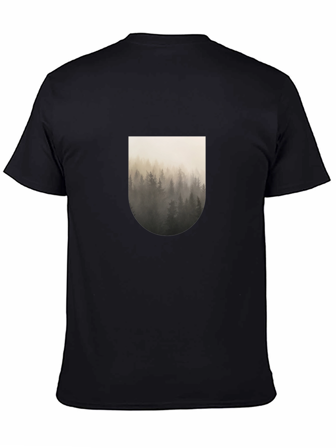 Forest Graphic Black T-Shirt