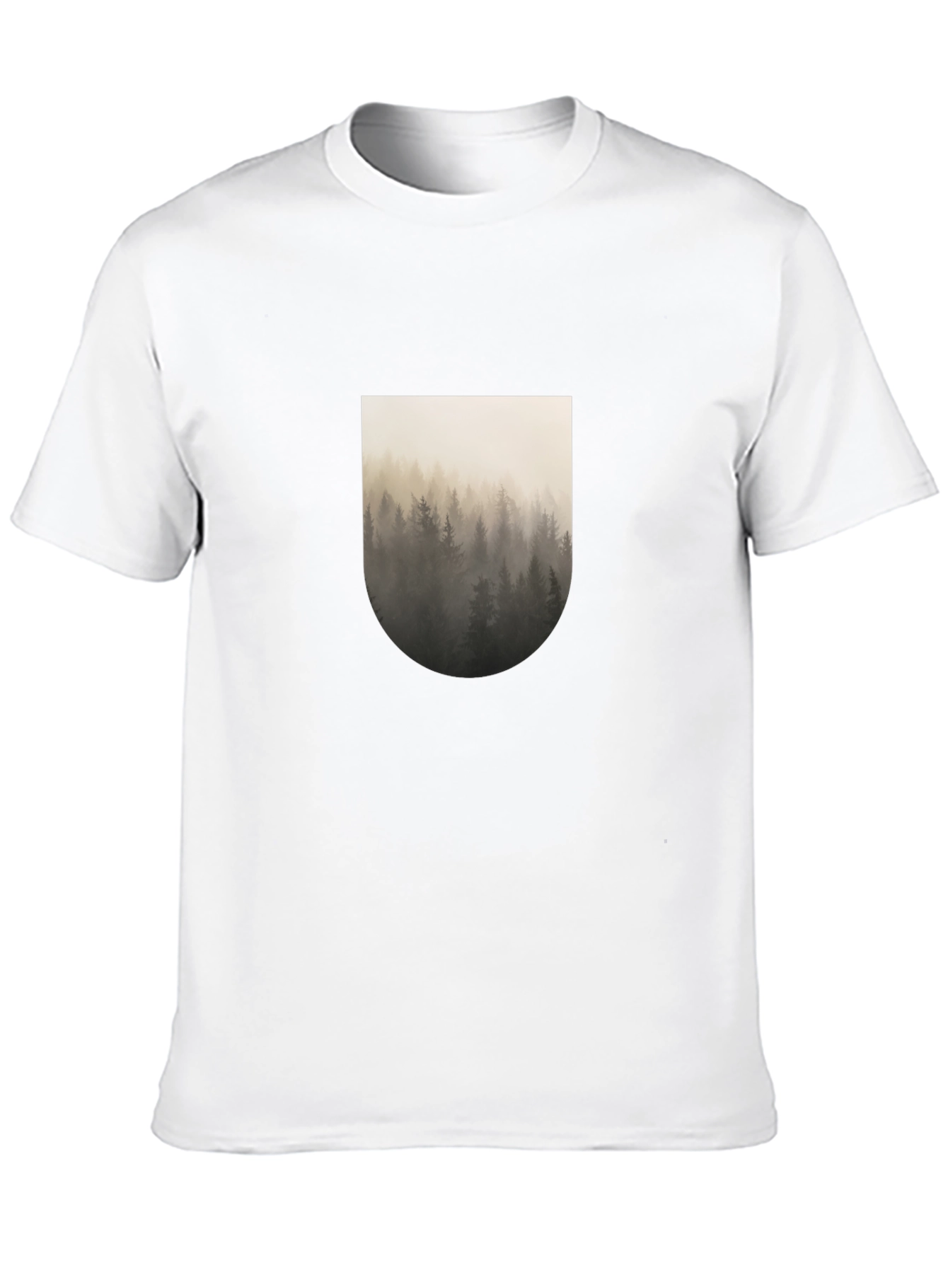 Forest Graphic Black T-Shirt