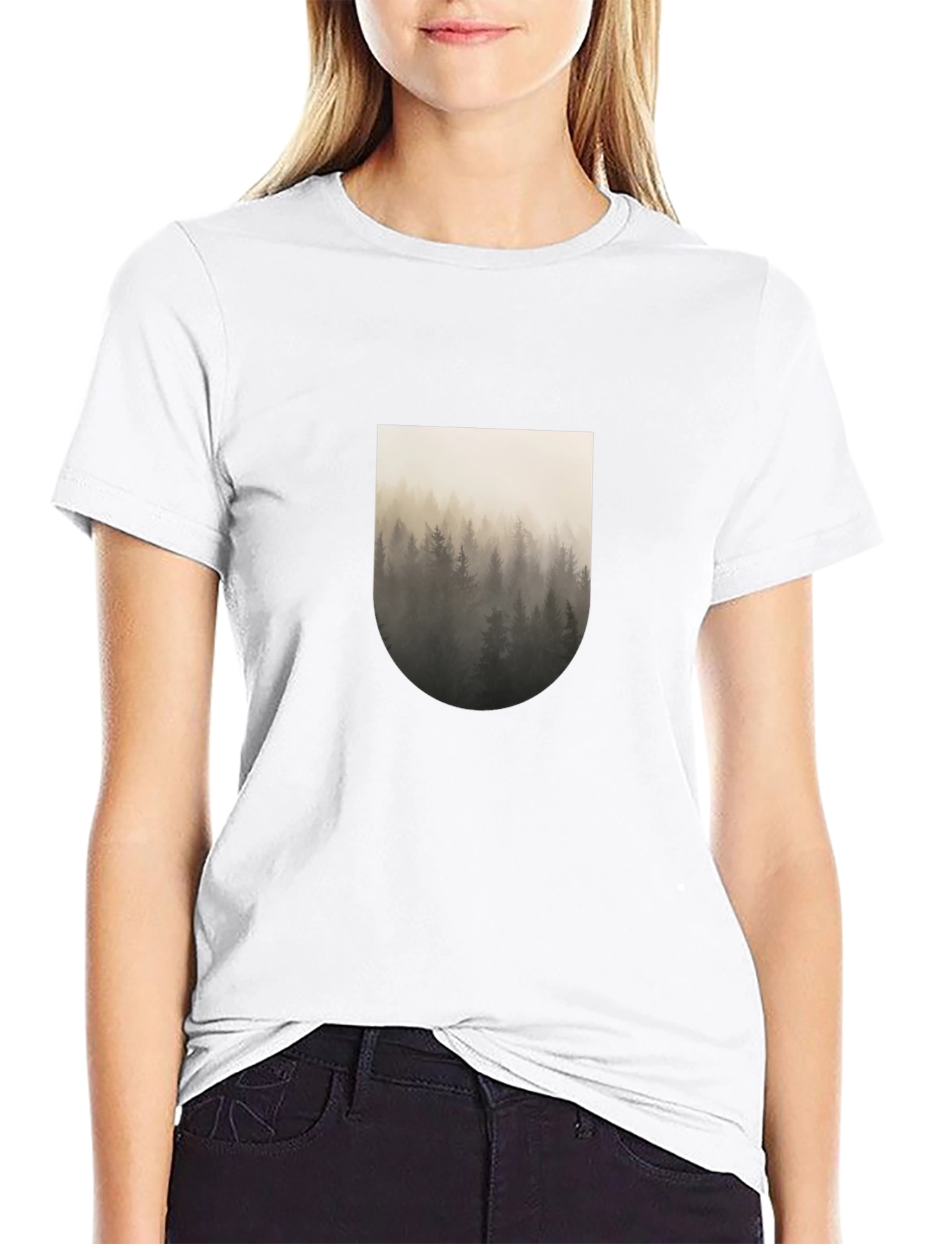 Forest Graphic Black T-Shirt