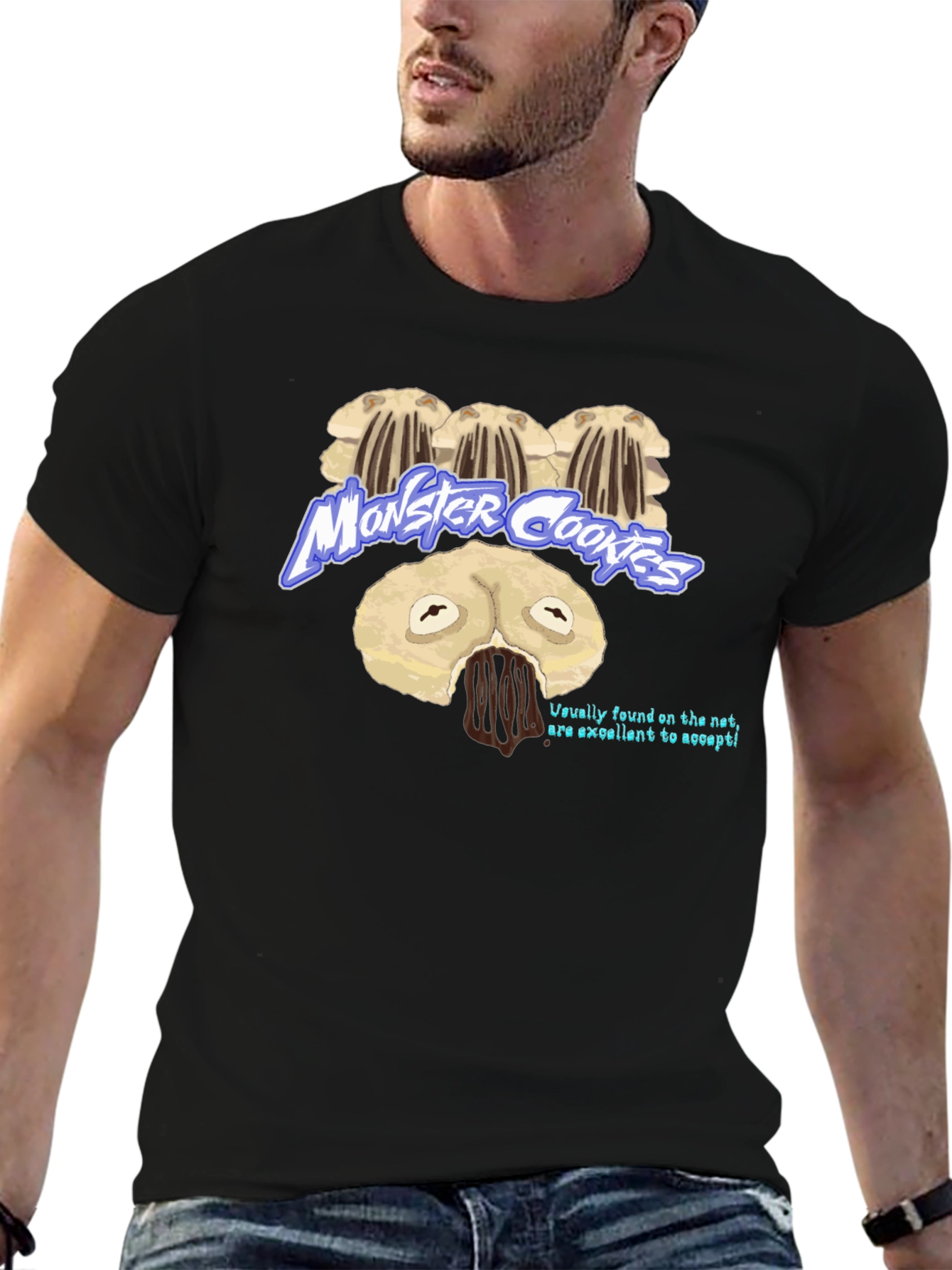 Monster Cookies Graphic Tee - Unique Cookie Design
