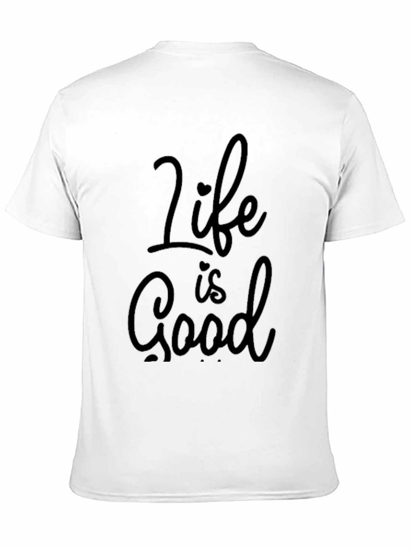 Life is Good Black T-Shirt