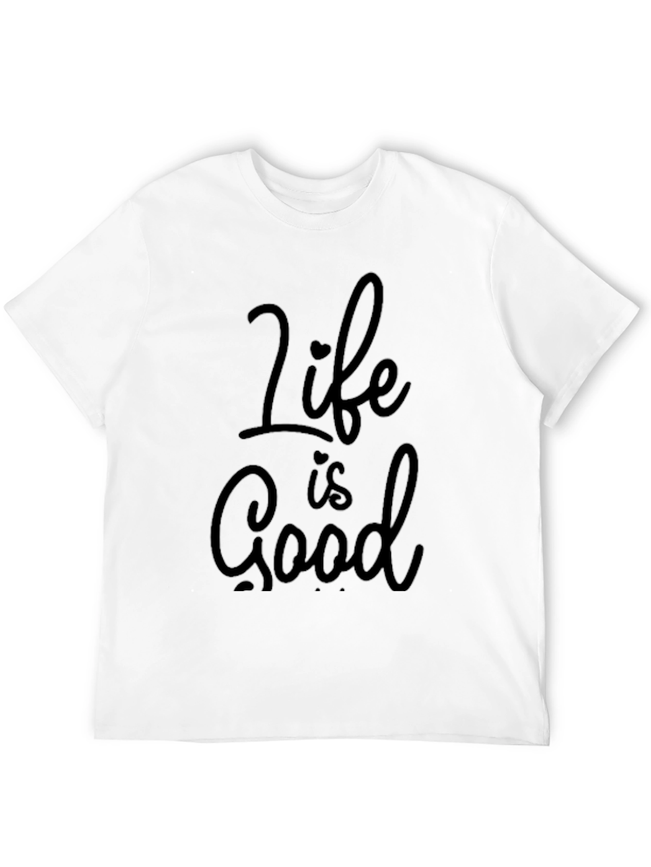 Life is Good Black T-Shirt