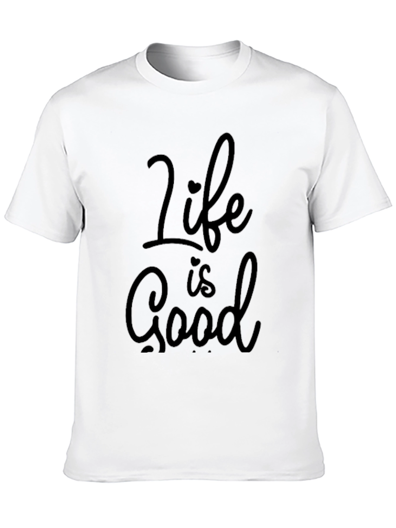 Life is Good Black T-Shirt