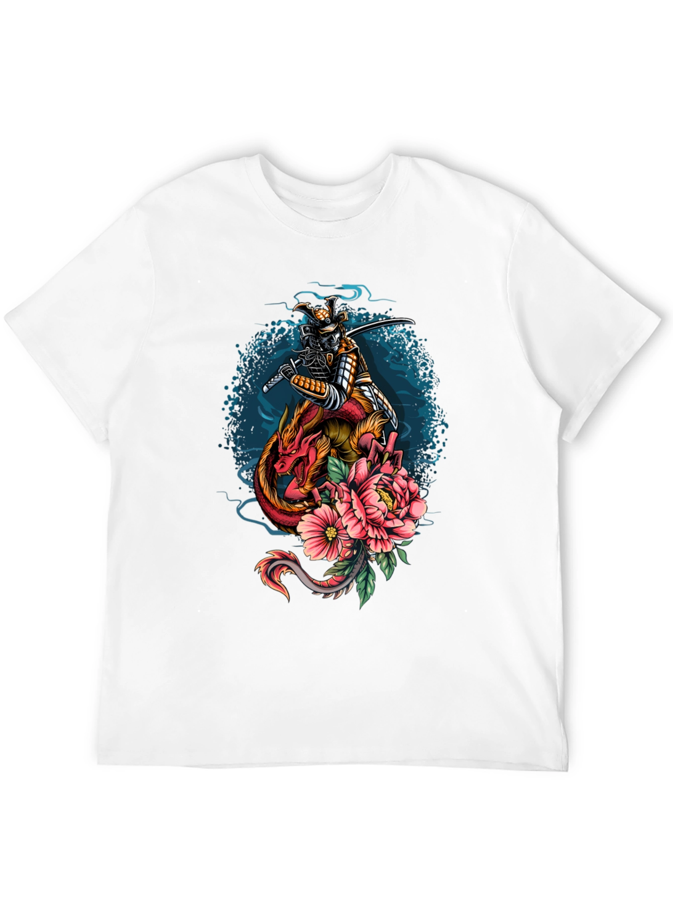 Samurai Dragon Graphic Tee