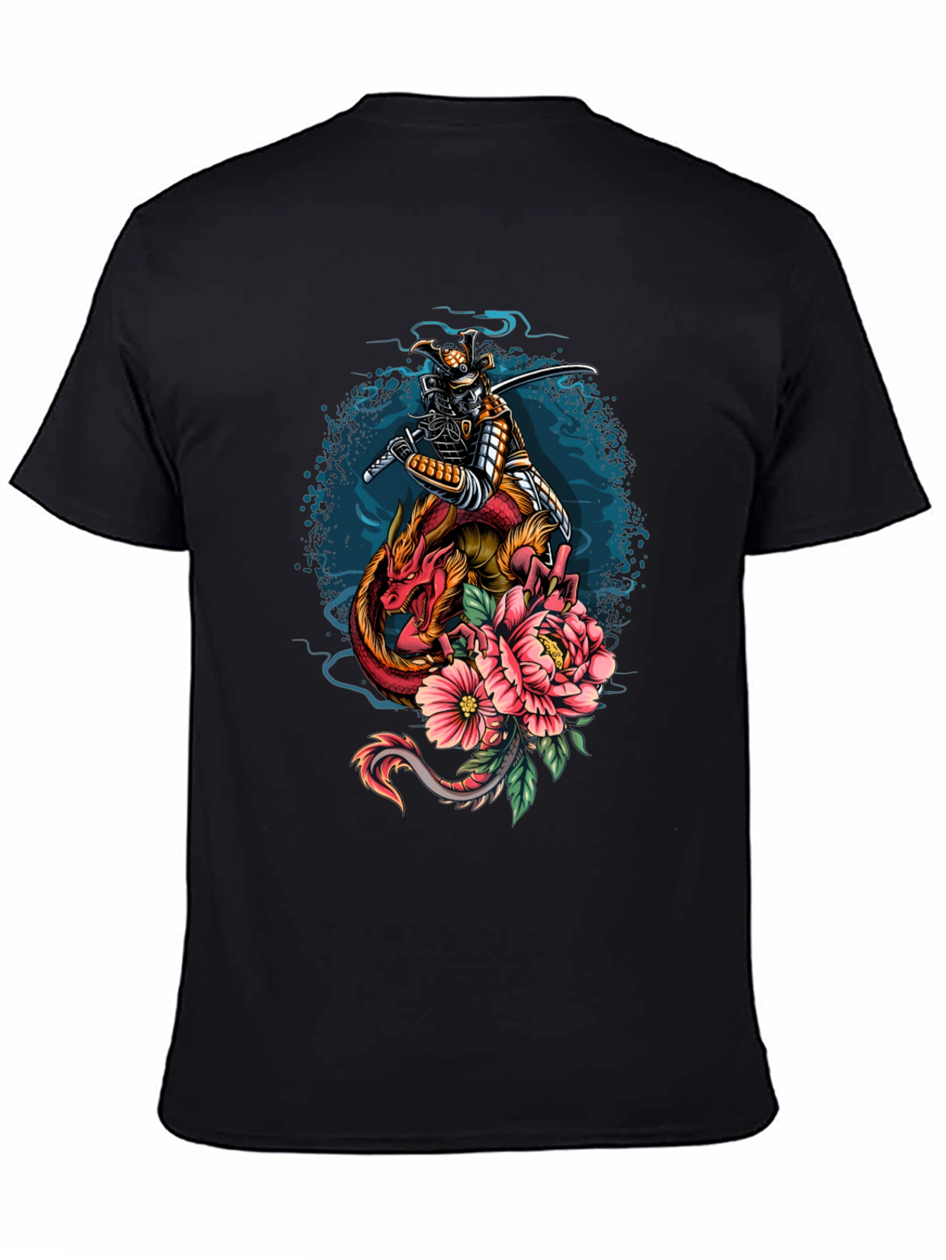 Samurai Dragon Graphic Tee