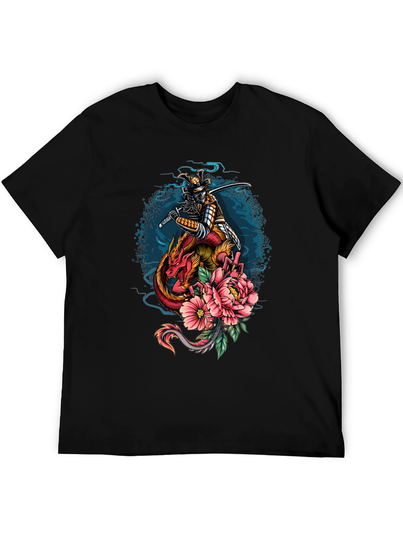 Samurai Dragon Graphic Tee