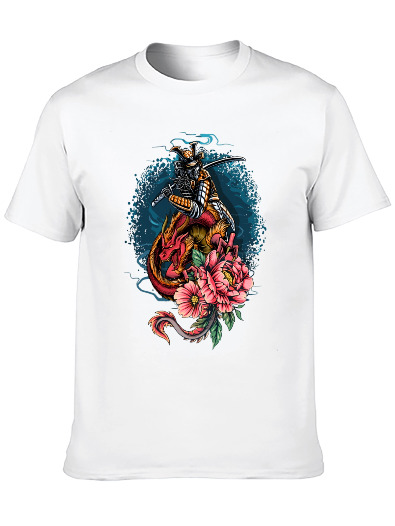 Samurai Dragon Graphic Tee