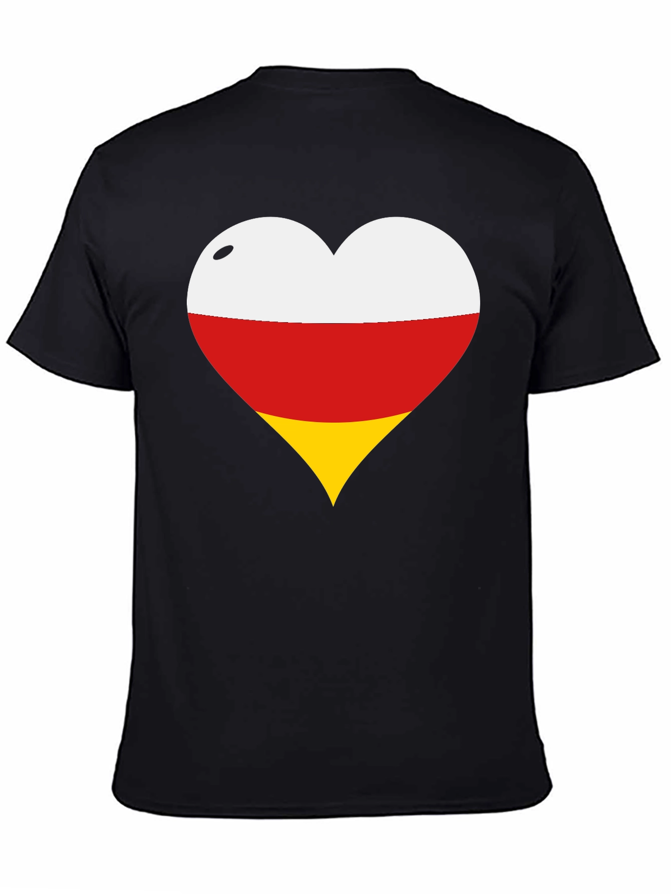 Ossetia Flag Heart T-Shirt