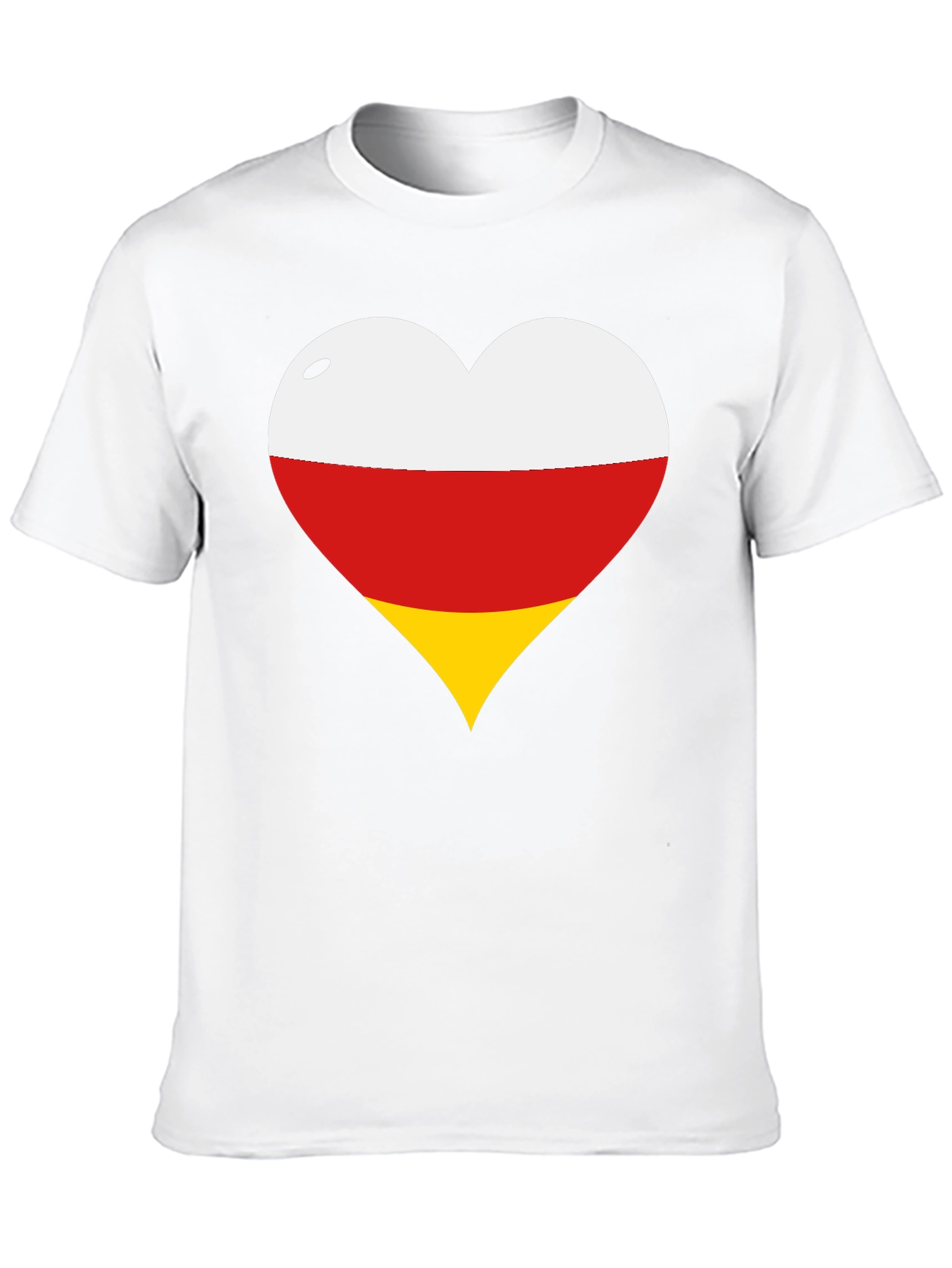 Ossetia Flag Heart T-Shirt