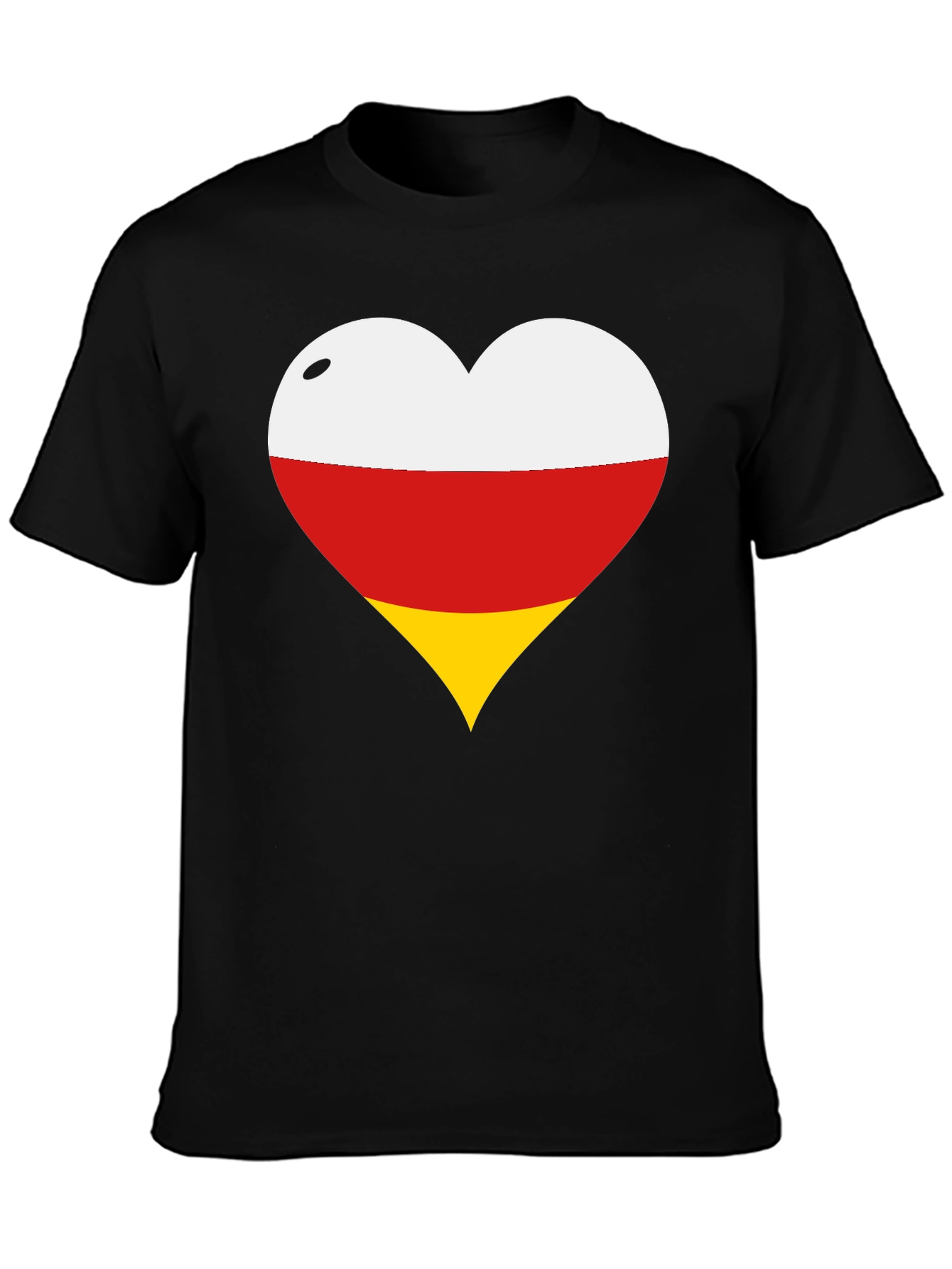 Ossetia Flag Heart T-Shirt