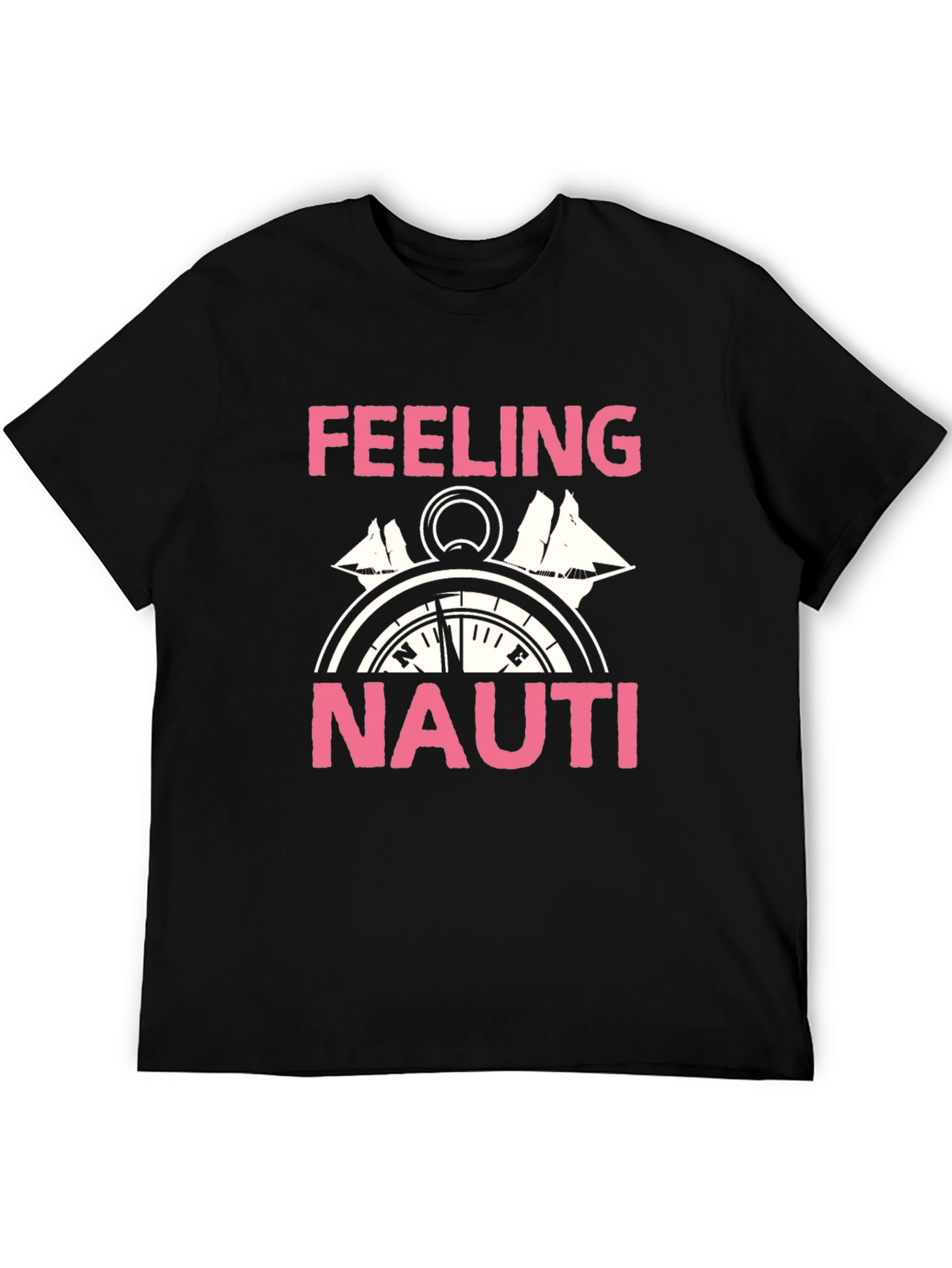 Feeling Nauti T-Shirt - Compass Design