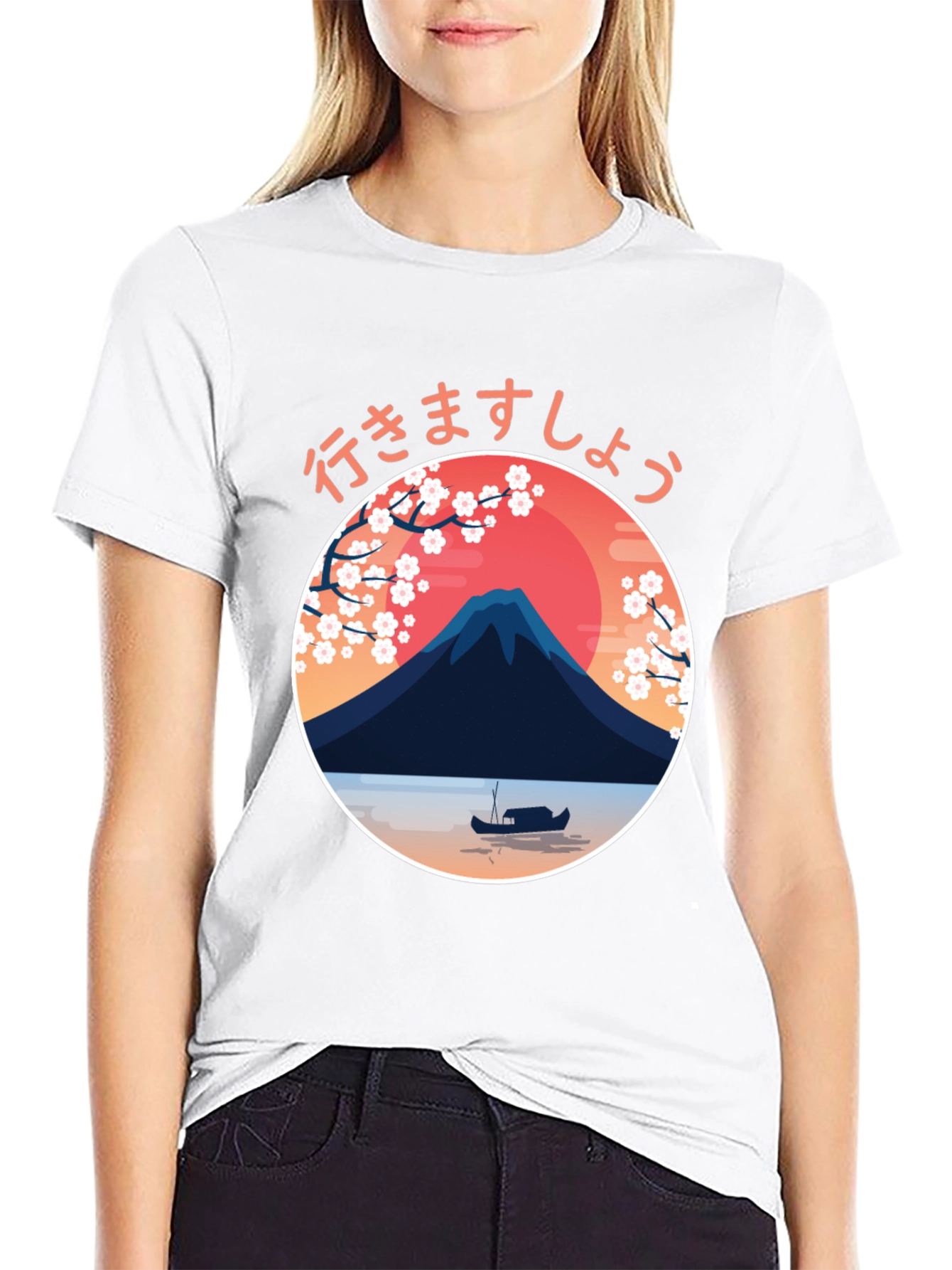 Japanese Sunset Graphic Tee