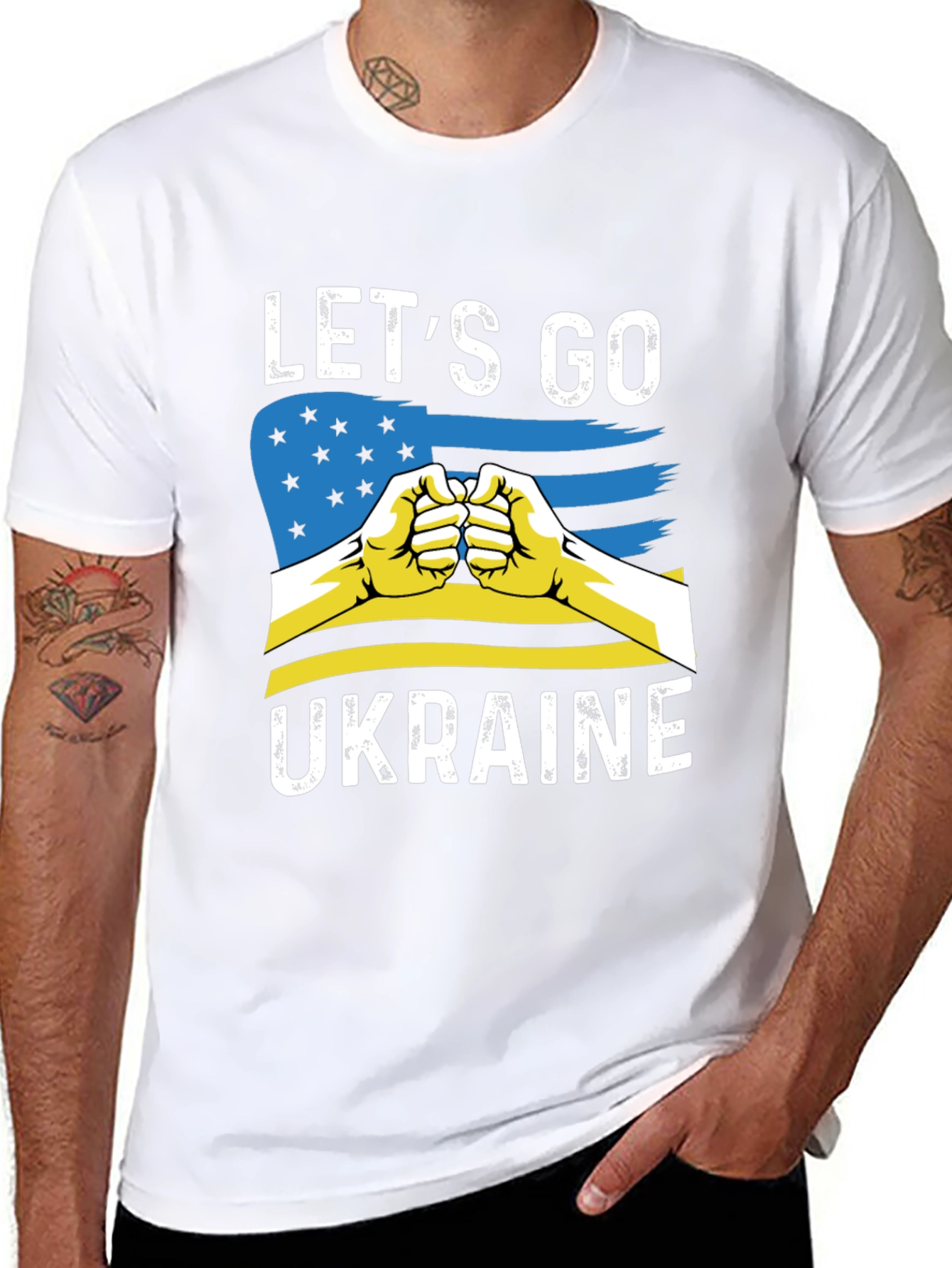 Lets Go Ukraine Support T-Shirt