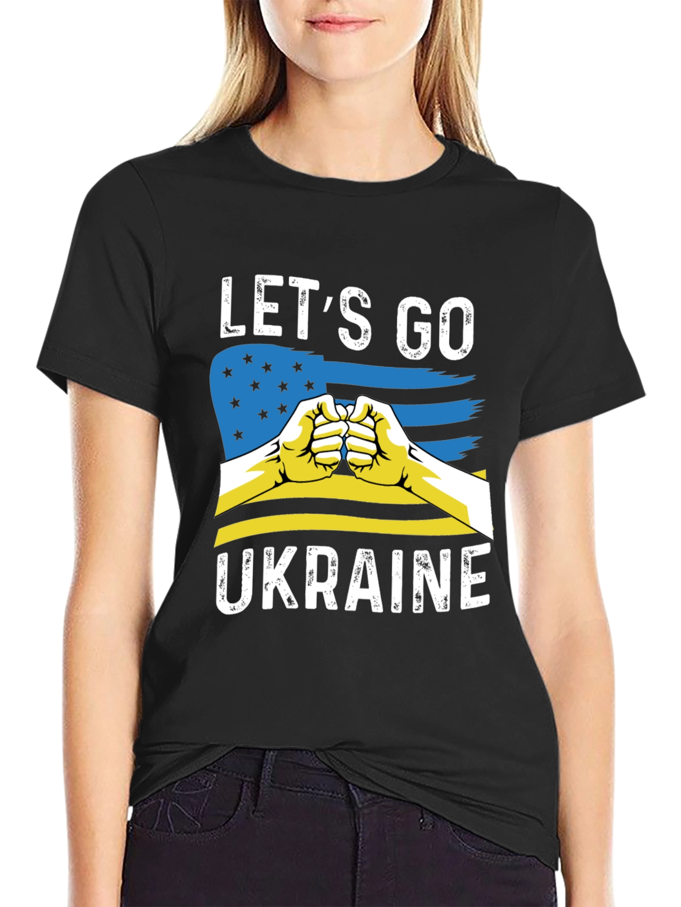Lets Go Ukraine Support T-Shirt