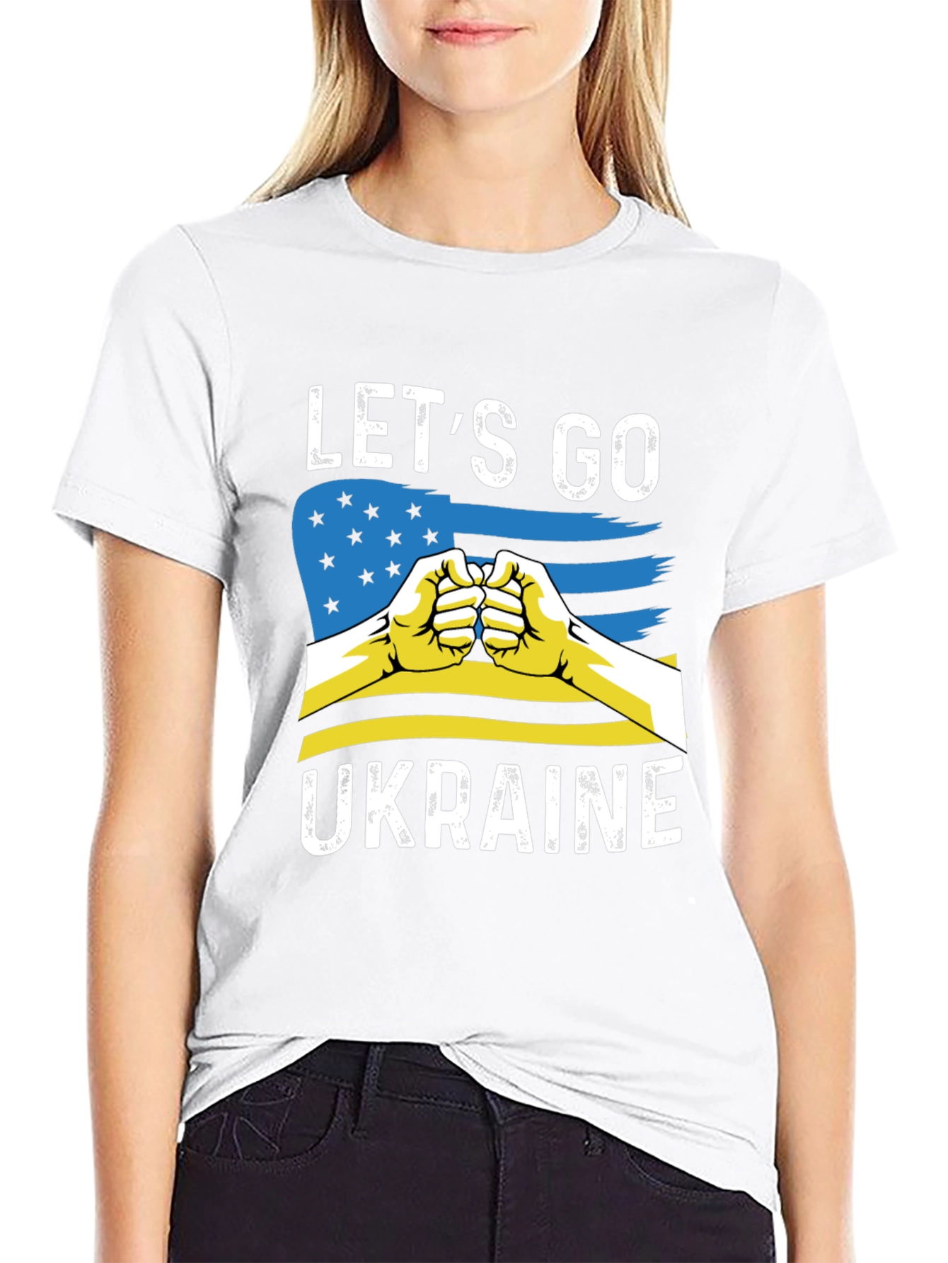 Lets Go Ukraine Support T-Shirt
